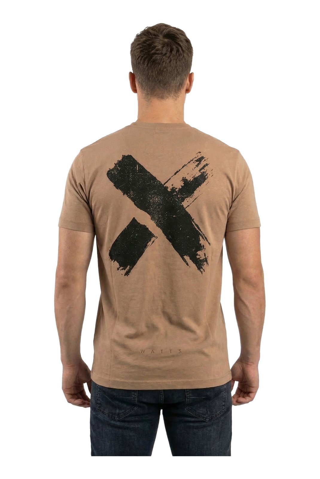 T-S manches courtes  Watts PAINT 1327 TABACCO BROWN
