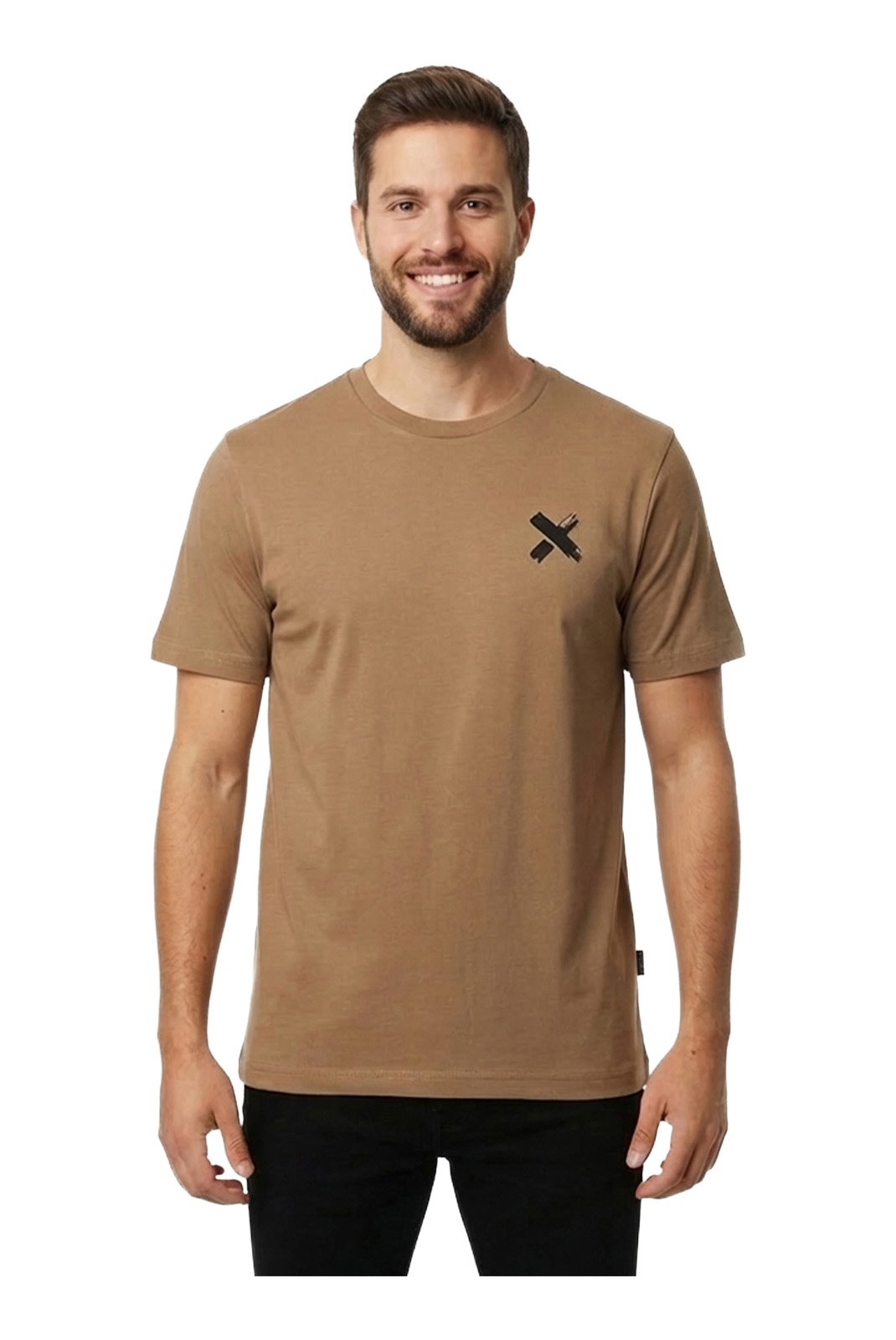 T-S manches courtes  Watts PAINT 1327 TABACCO BROWN