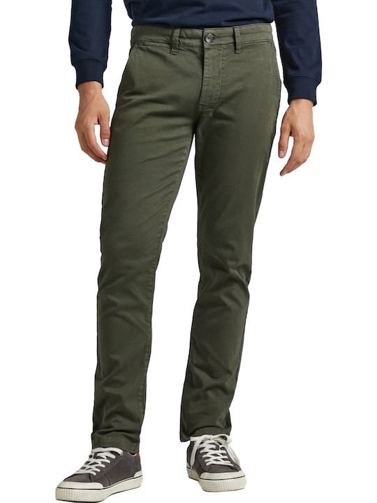 Pantalons chino/citadin  Pepe jeans PM211491C34-728 728OLIVE GREEN