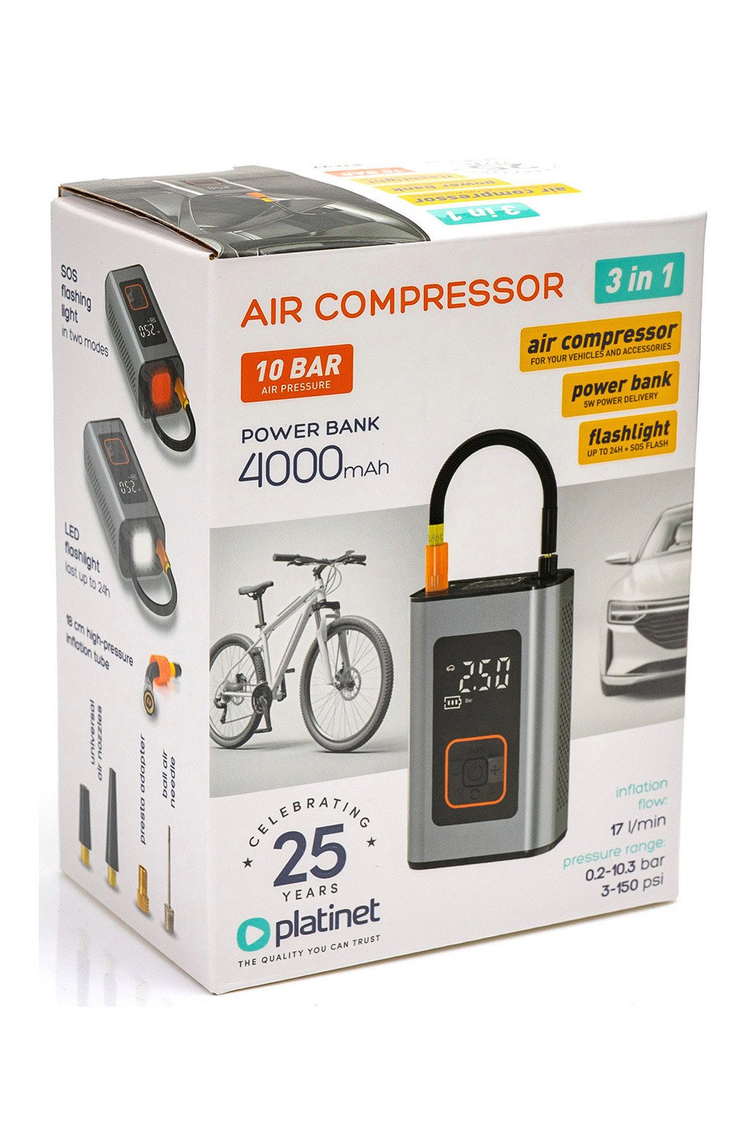 Compresseur d'air  PLATINET PTC22 