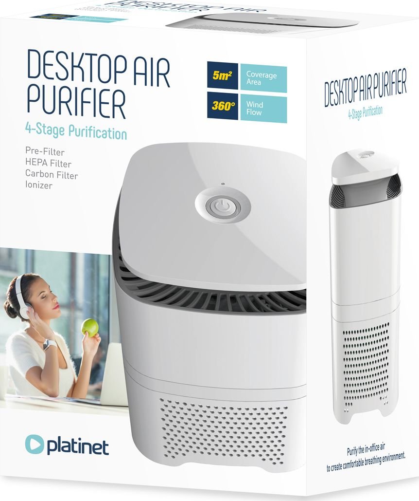 Purificateur d'air  PLATINET PDAP5W1 Blanc