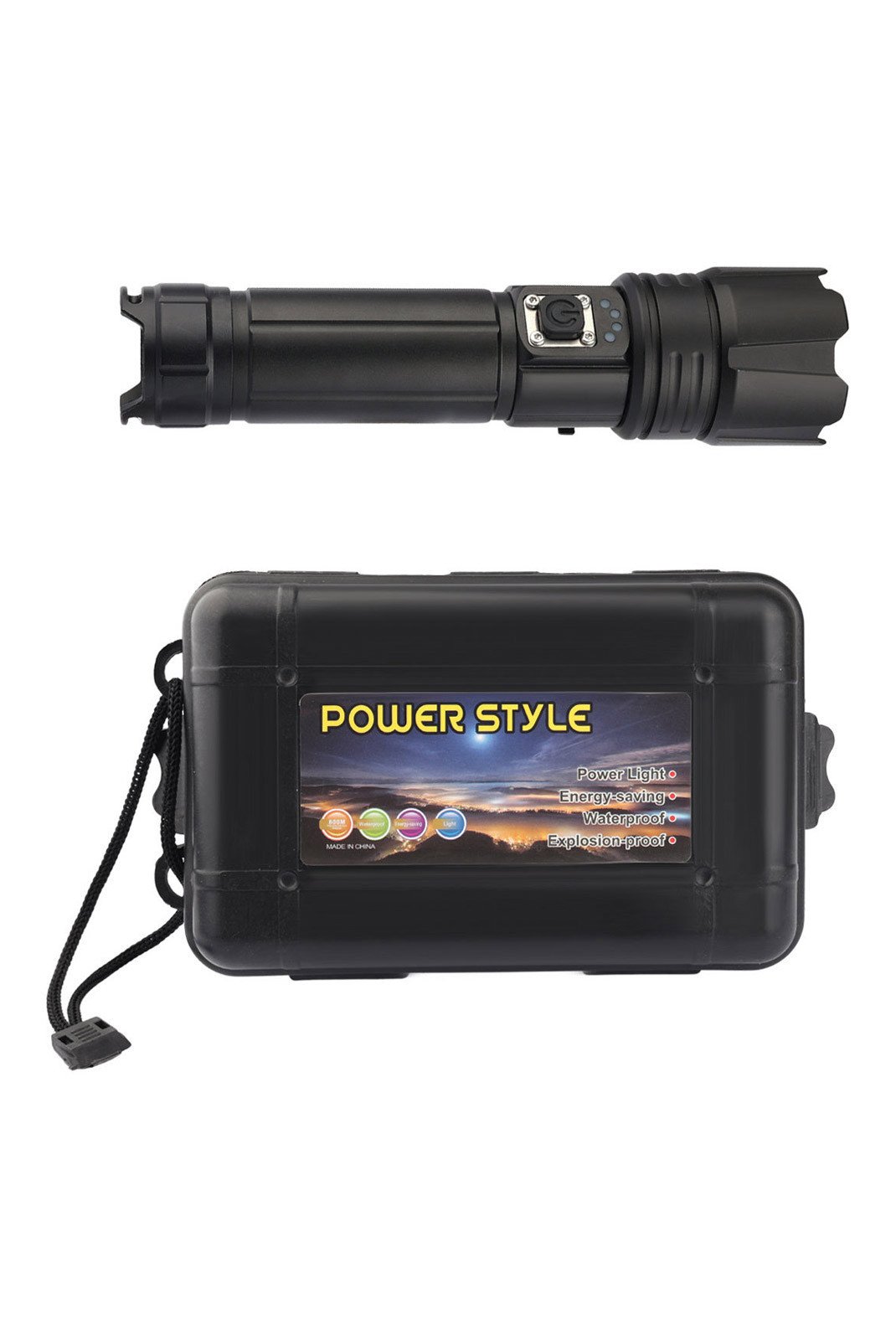 Lampe Torche  Platyne DAC_227 Noir