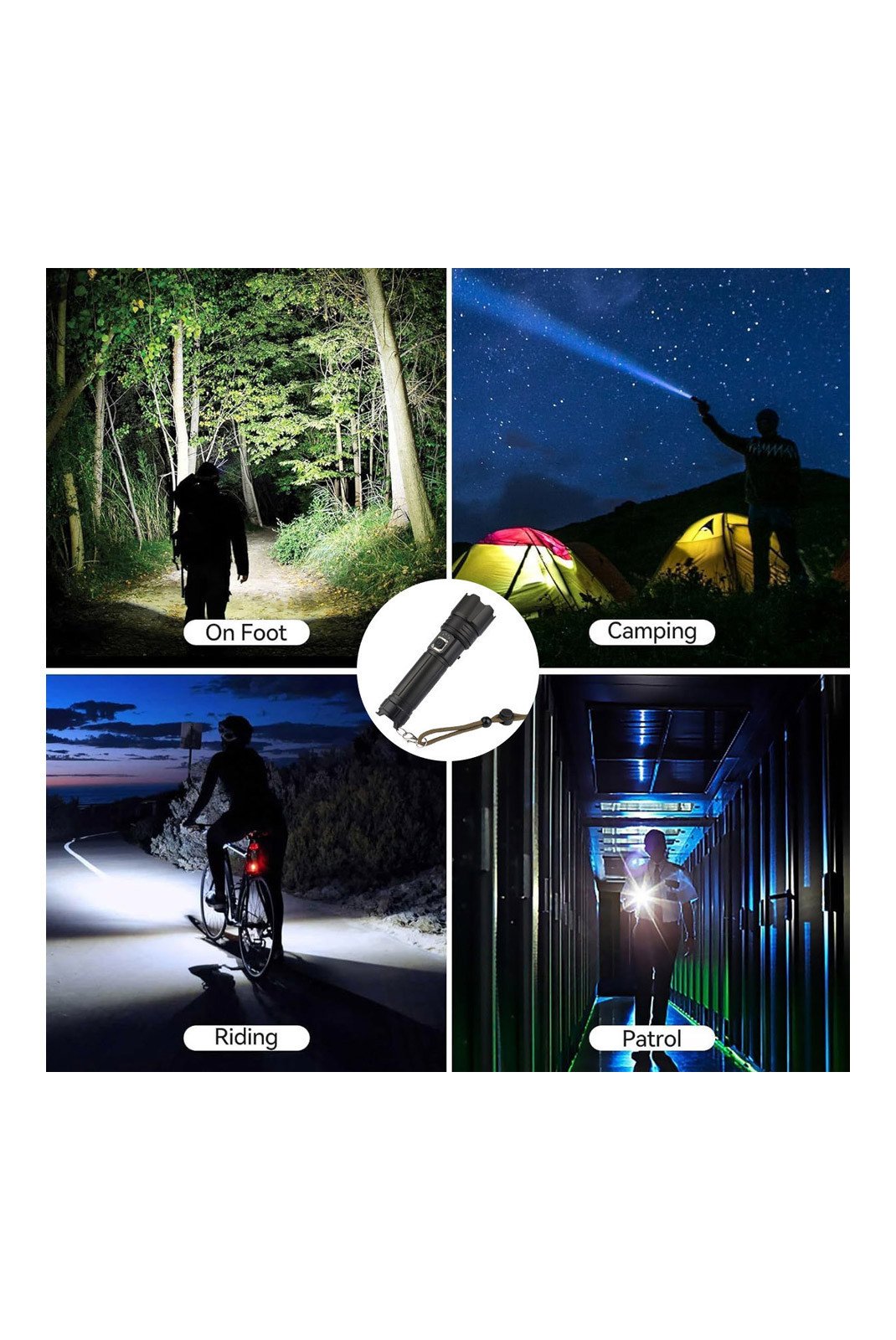 Lampe Torche  Platyne DAC_227 Noir