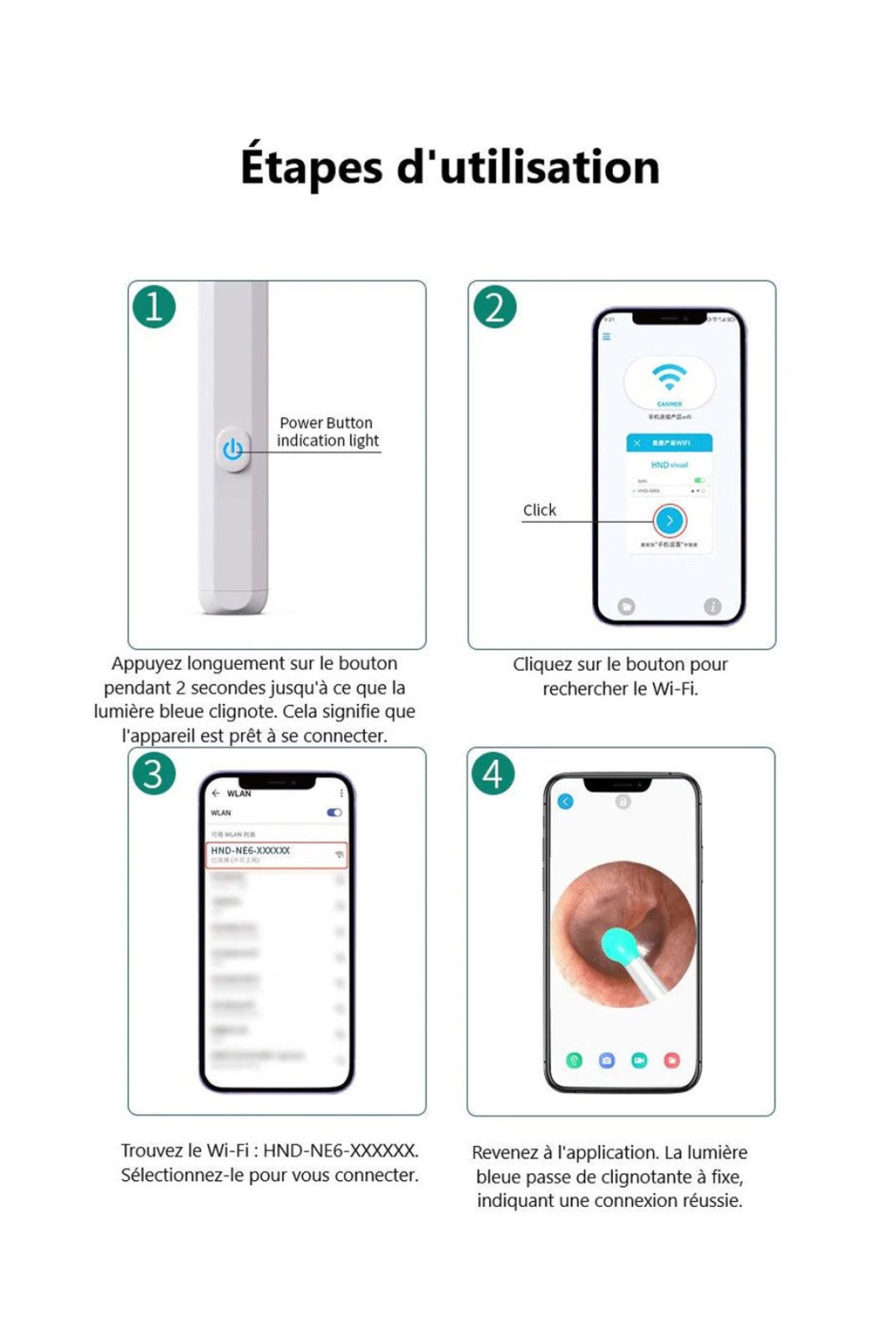 Otoscope  Platyne DHOM_035 Noir