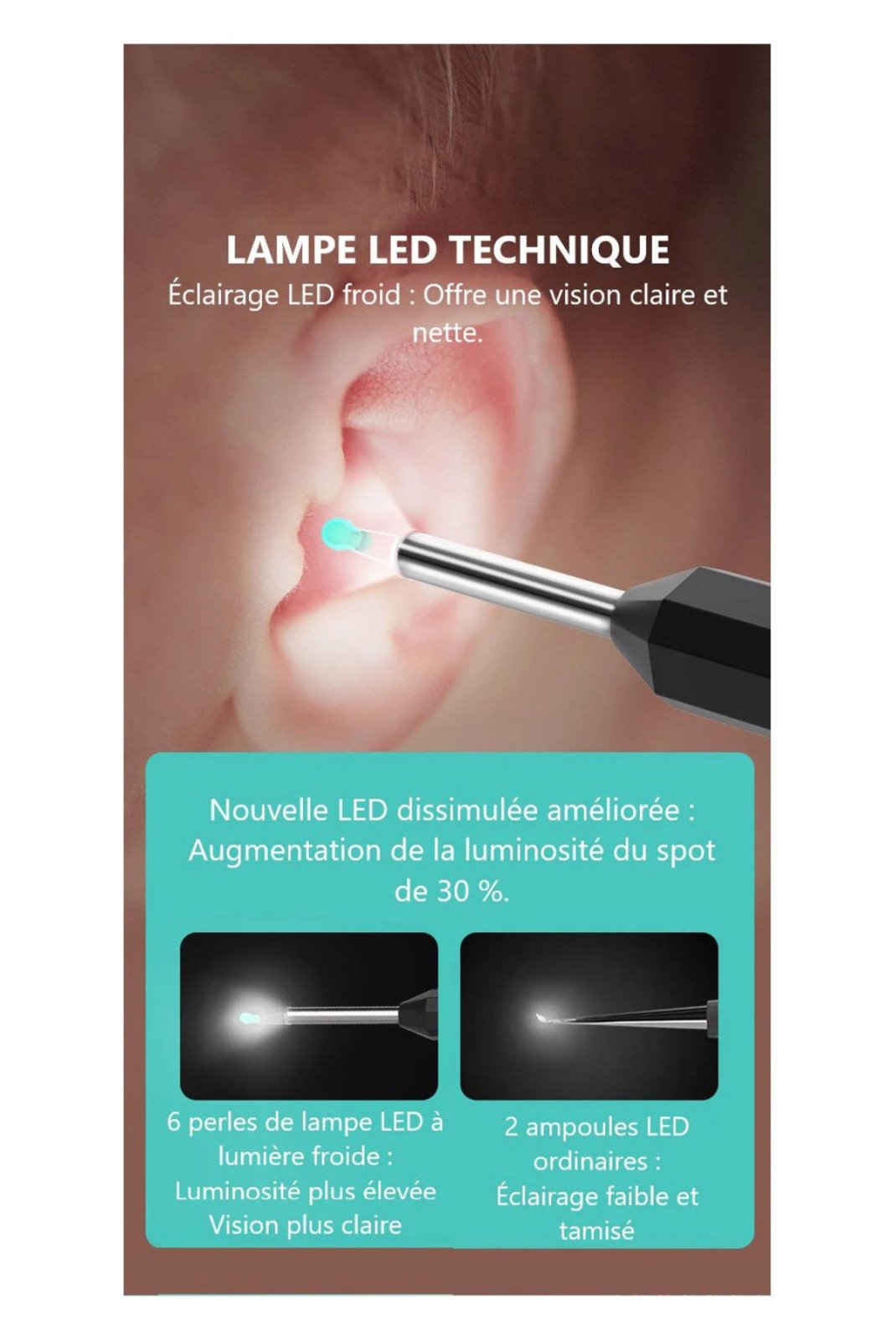 Otoscope  Platyne DHOM_035 Noir