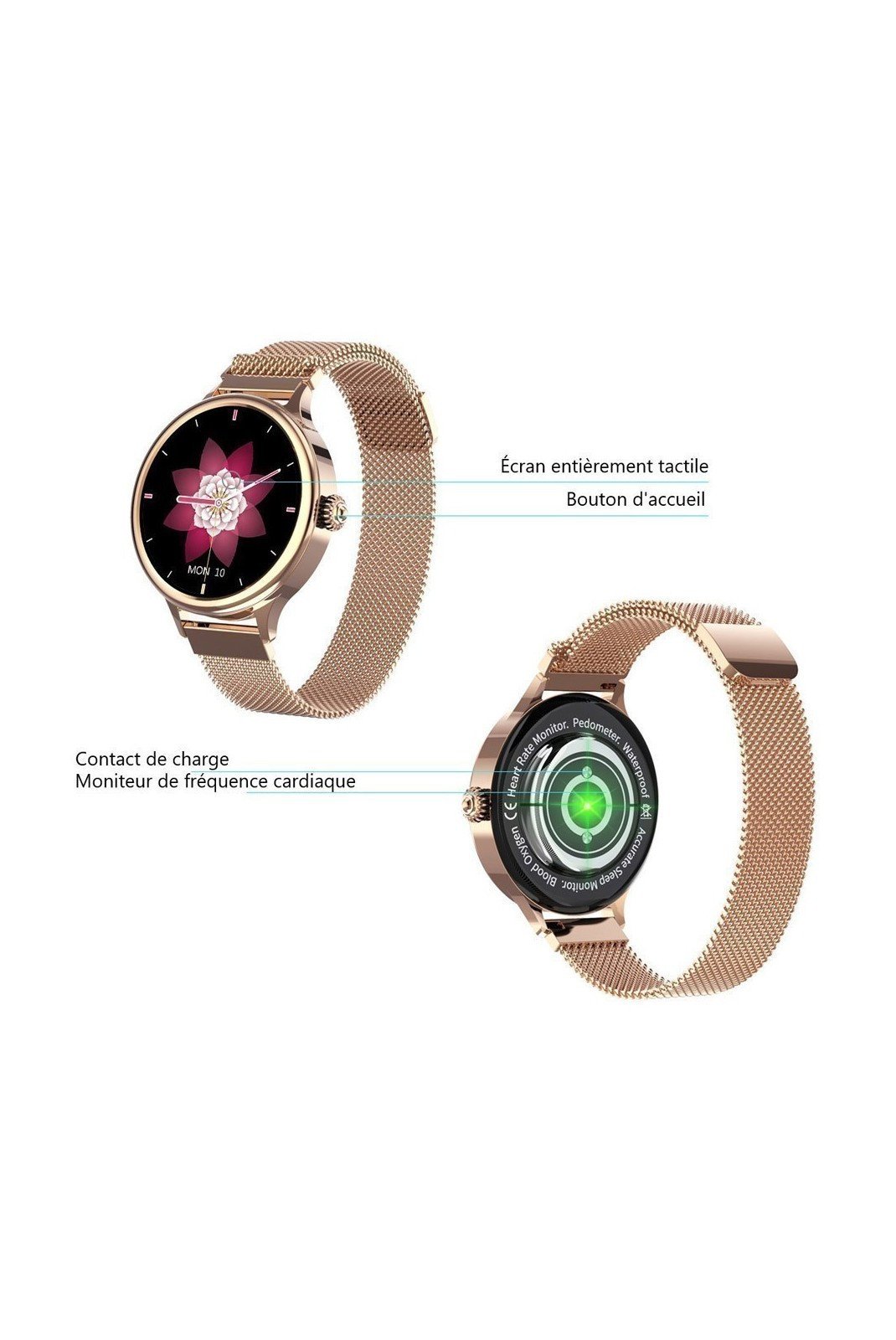 Montres Connectées  Platyne DWAC_131  Or
