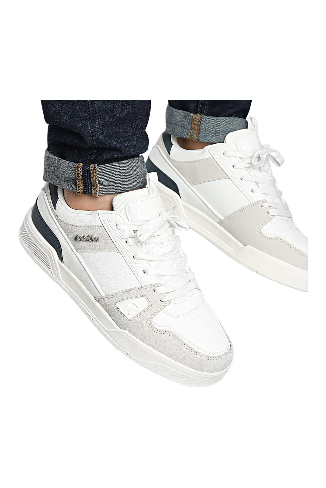 Chaussures de ville  Redskins PO251VM 191 BLANC+GRIS+MARINE