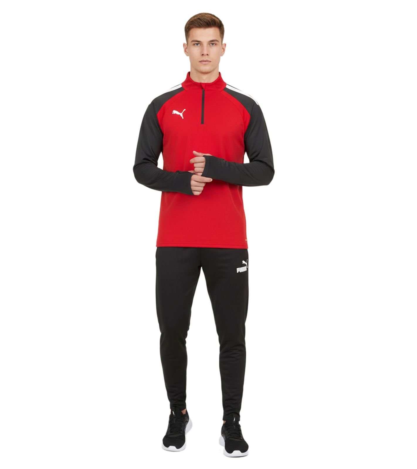 Sweats zippés  Puma 657236 01 Puma Red/Puma Black