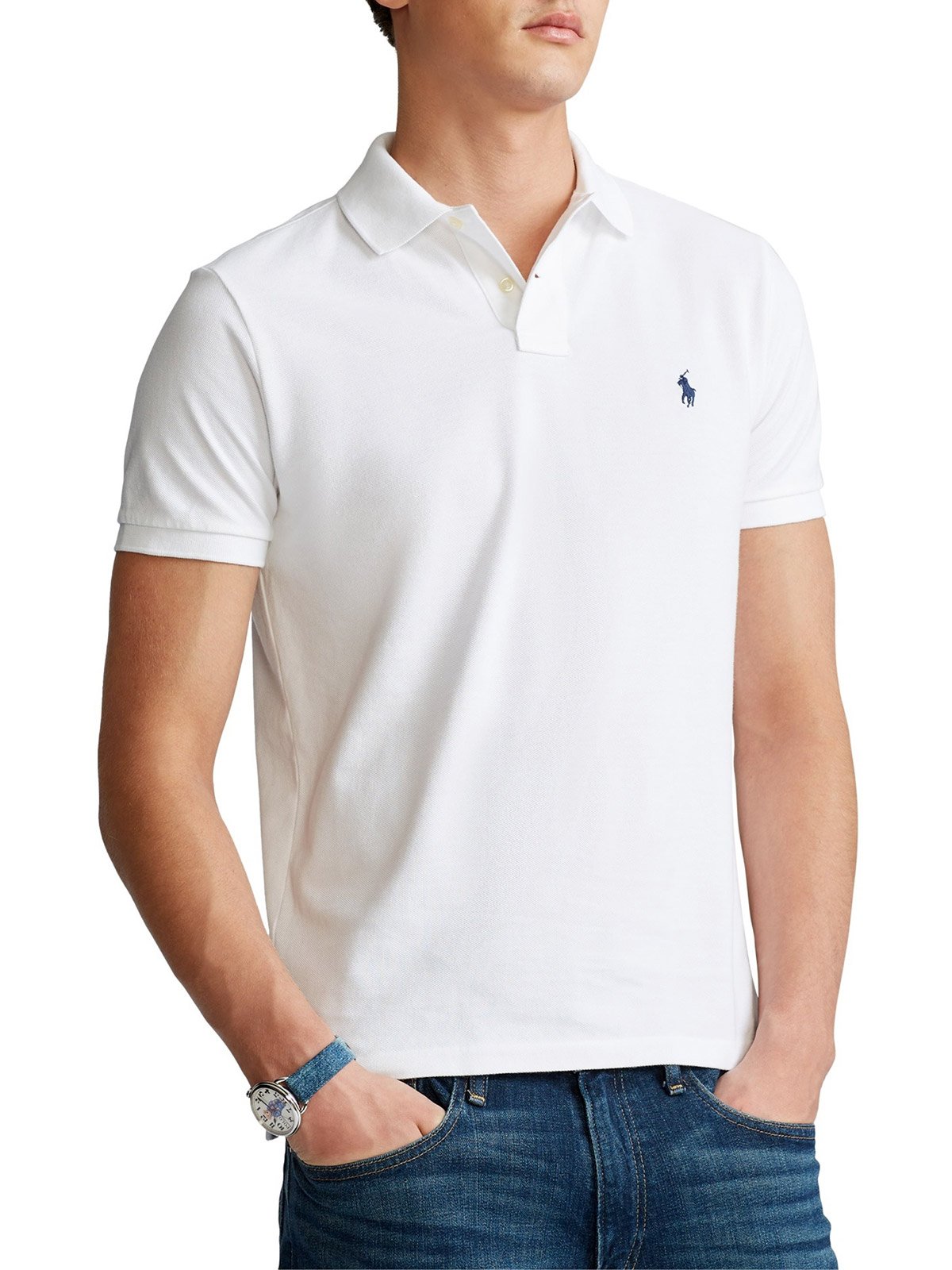Polos manches courtes  Ralph lauren 710666998002 WHITE