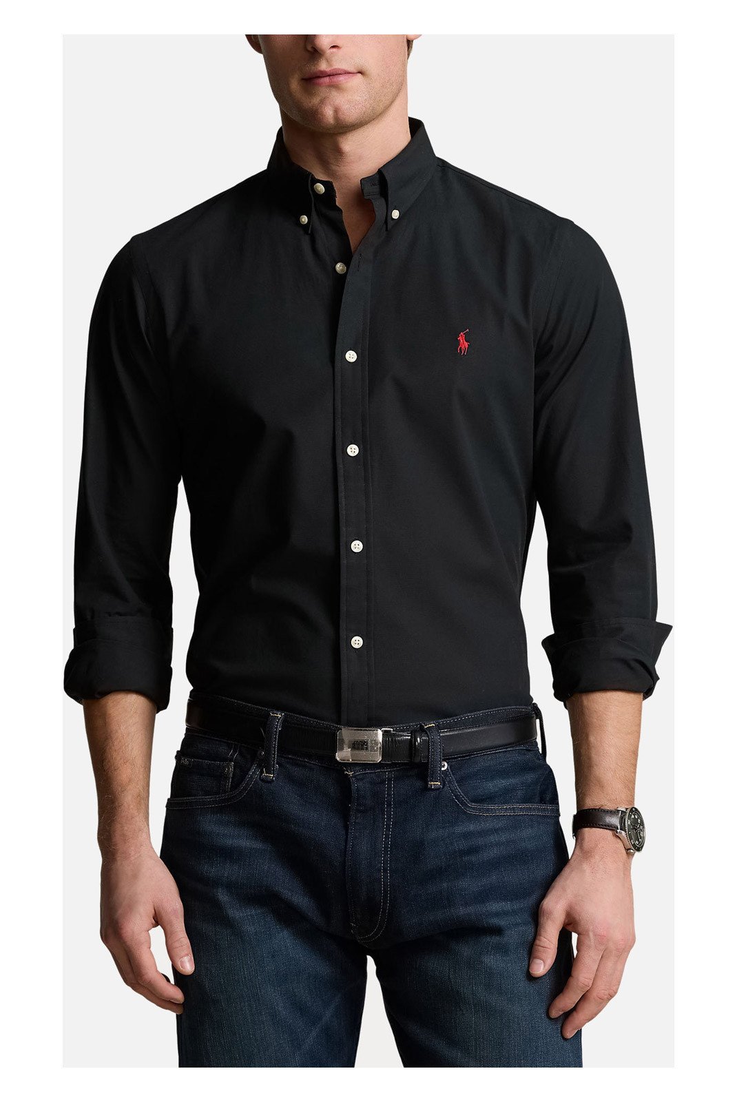 Chemises manches longues  Ralph lauren 710928254006__BLACK Black