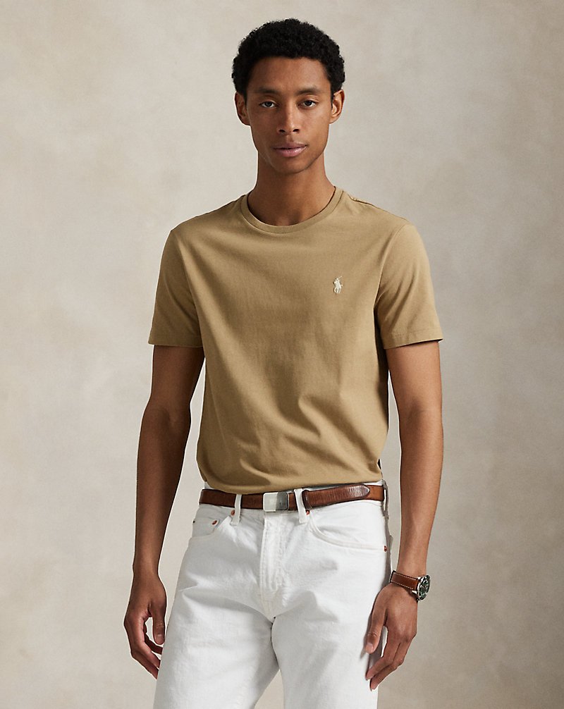 T-S manches courtes  Ralph lauren 710671438 329 café tan