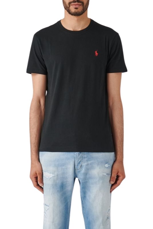 T-S manches courtes  Ralph lauren 710680785 001 Black/Red