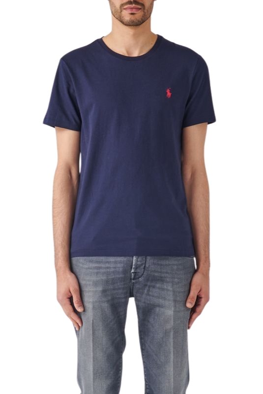 T-S manches courtes  Ralph lauren 710680785 004 Navy/Red