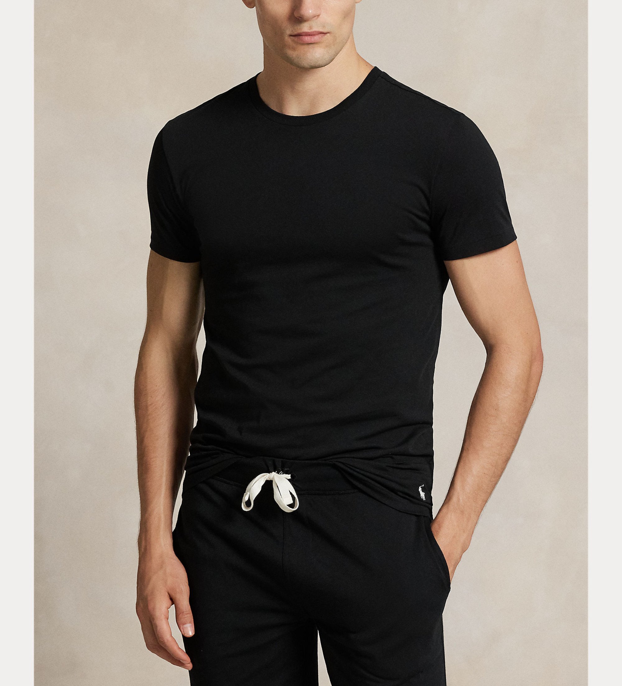 T-S manches courtes  Ralph lauren 714830304 044 3PK CLS CAMEL/LT SP HTR/BLK