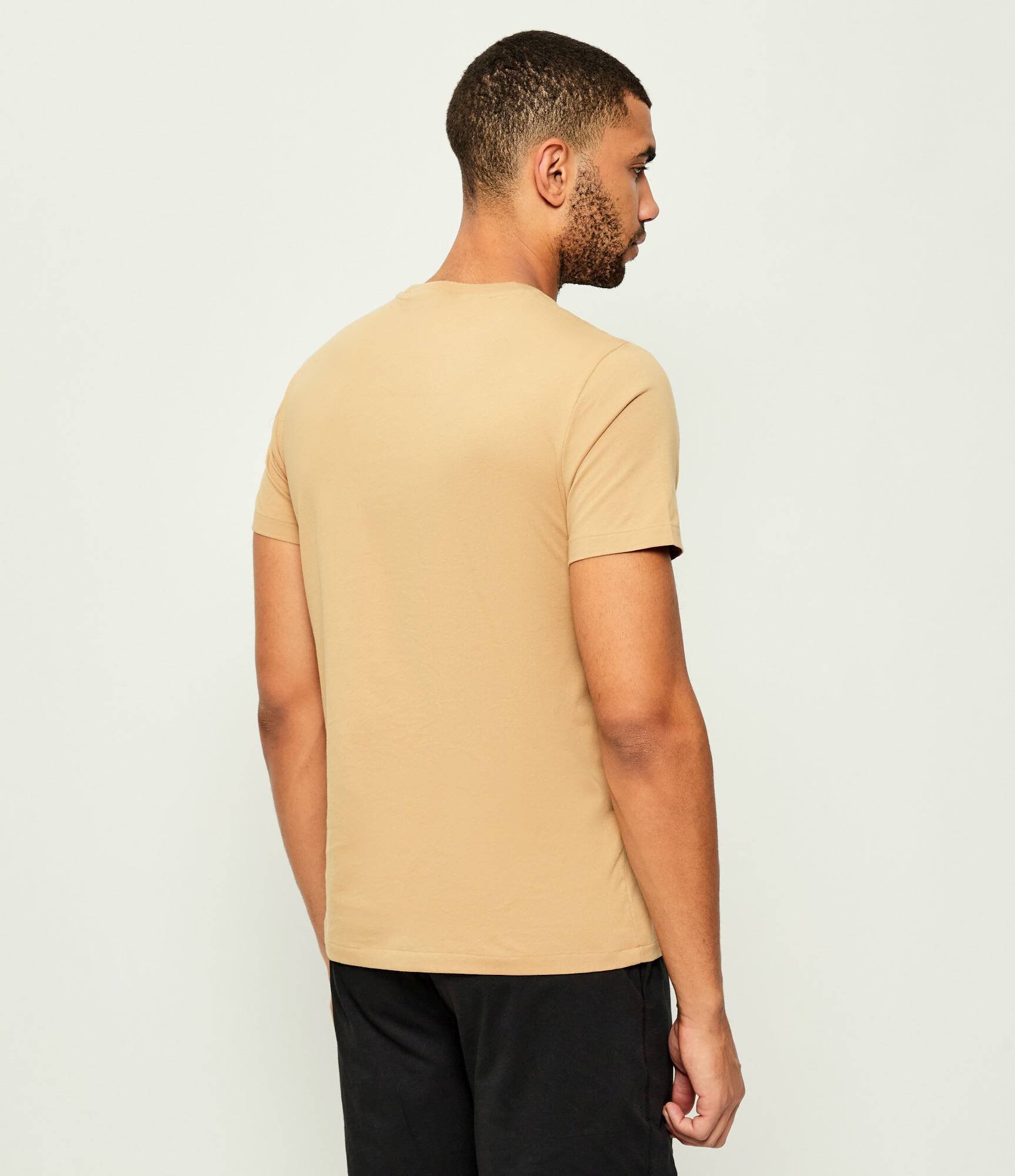 T-S manches courtes  Ralph lauren 714899613 023 CLASSIC CAMEL