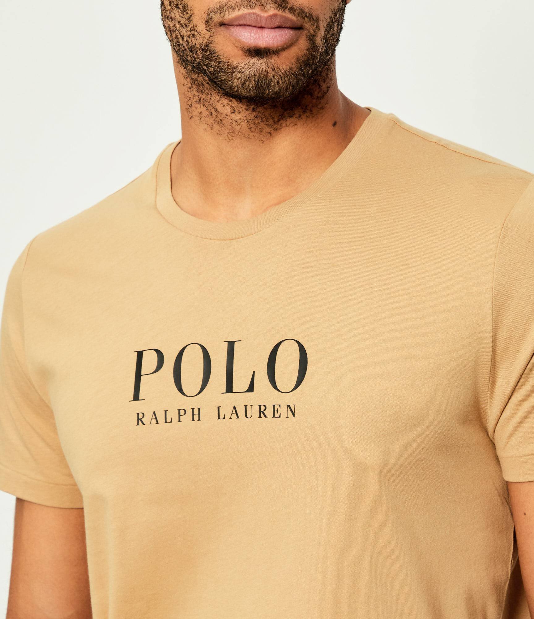 T-S manches courtes  Ralph lauren 714899613 023 CLASSIC CAMEL