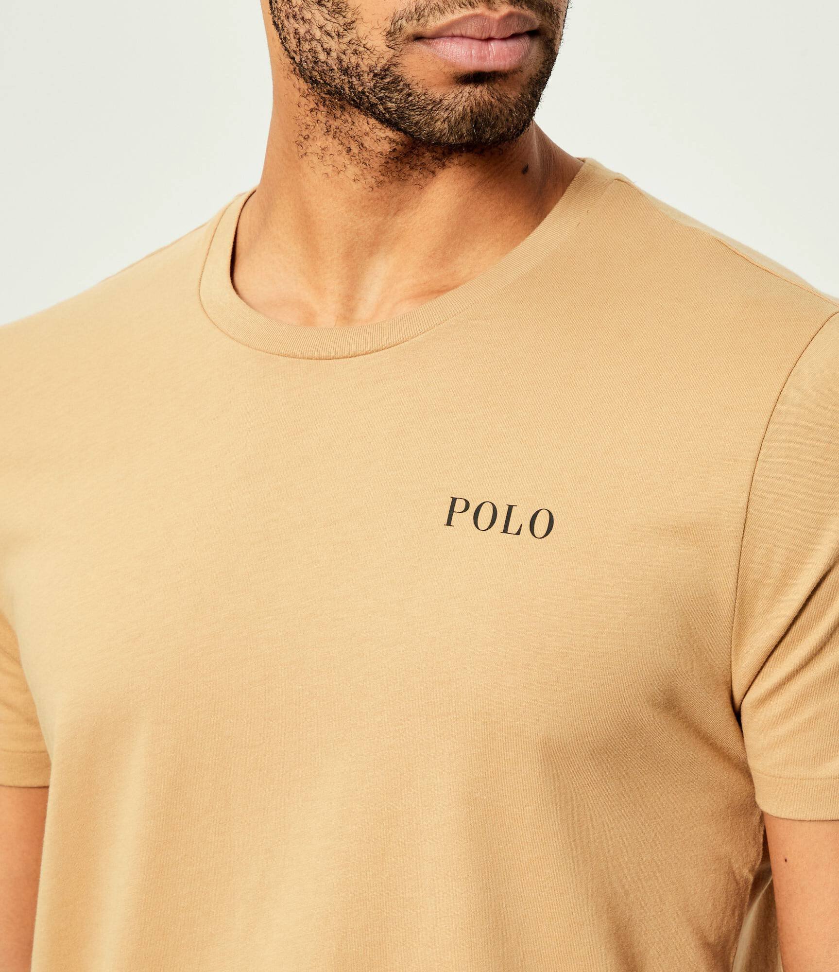 T-S manches courtes  Ralph lauren 714931650 013 CLASSIC CAMEL