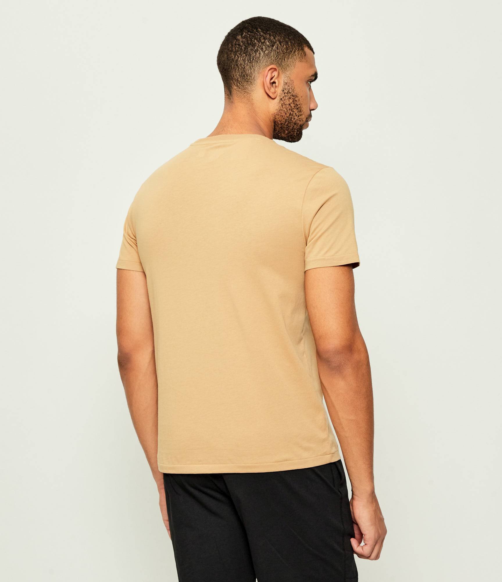 T-S manches courtes  Ralph lauren 714931650 013 CLASSIC CAMEL