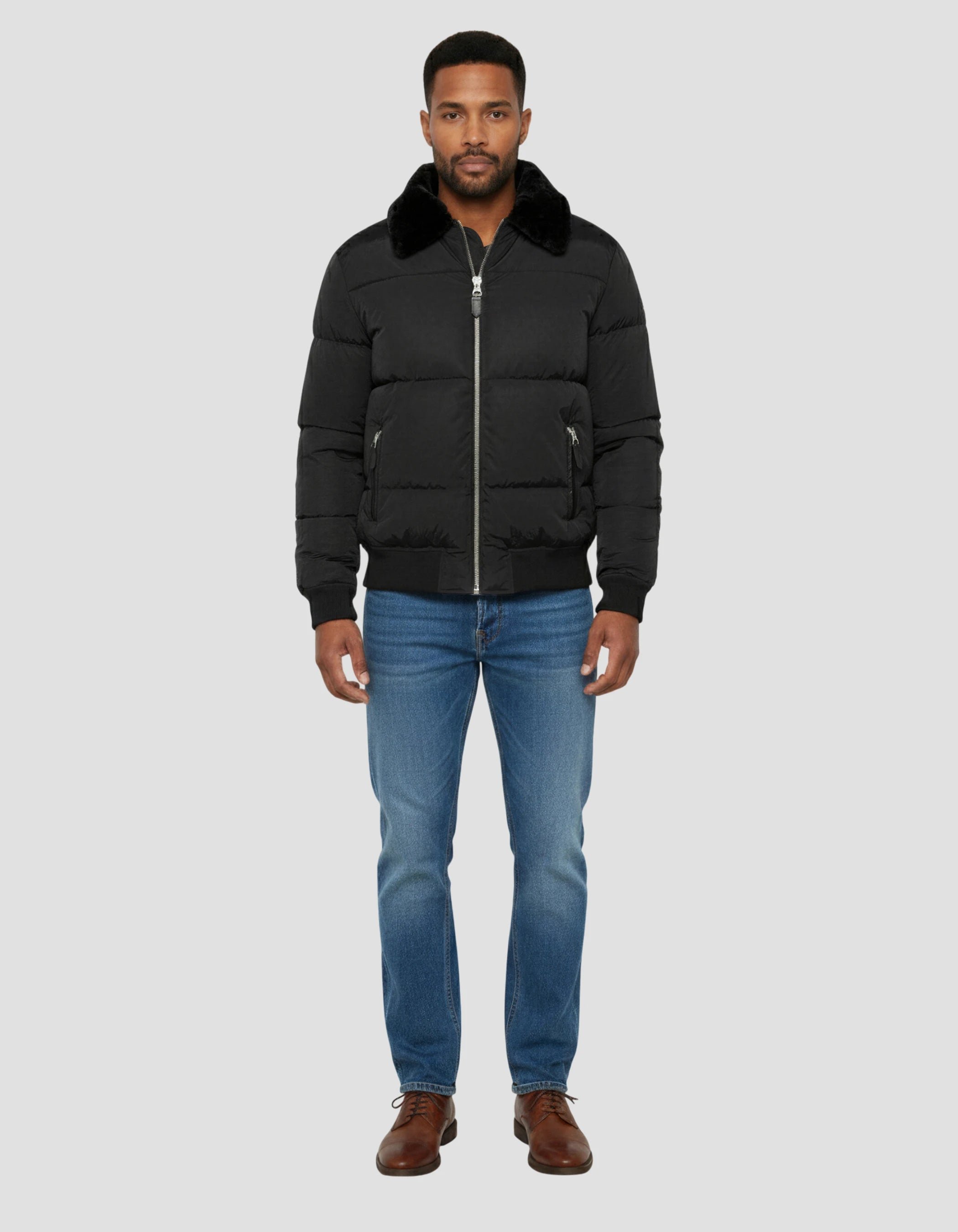 Blousons / doudounes  Schott AIRMAN25 BLACK