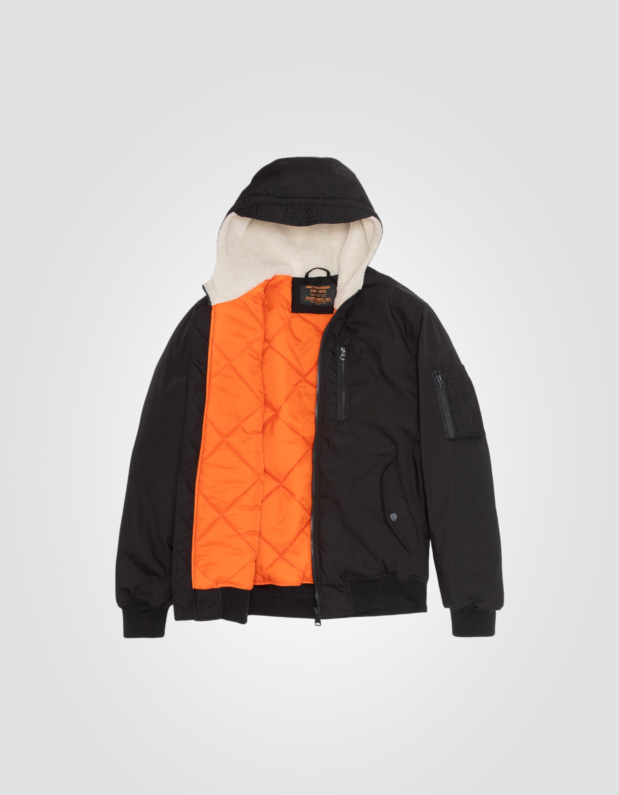 Blousons / doudounes  Schott HOUSTON BLACK