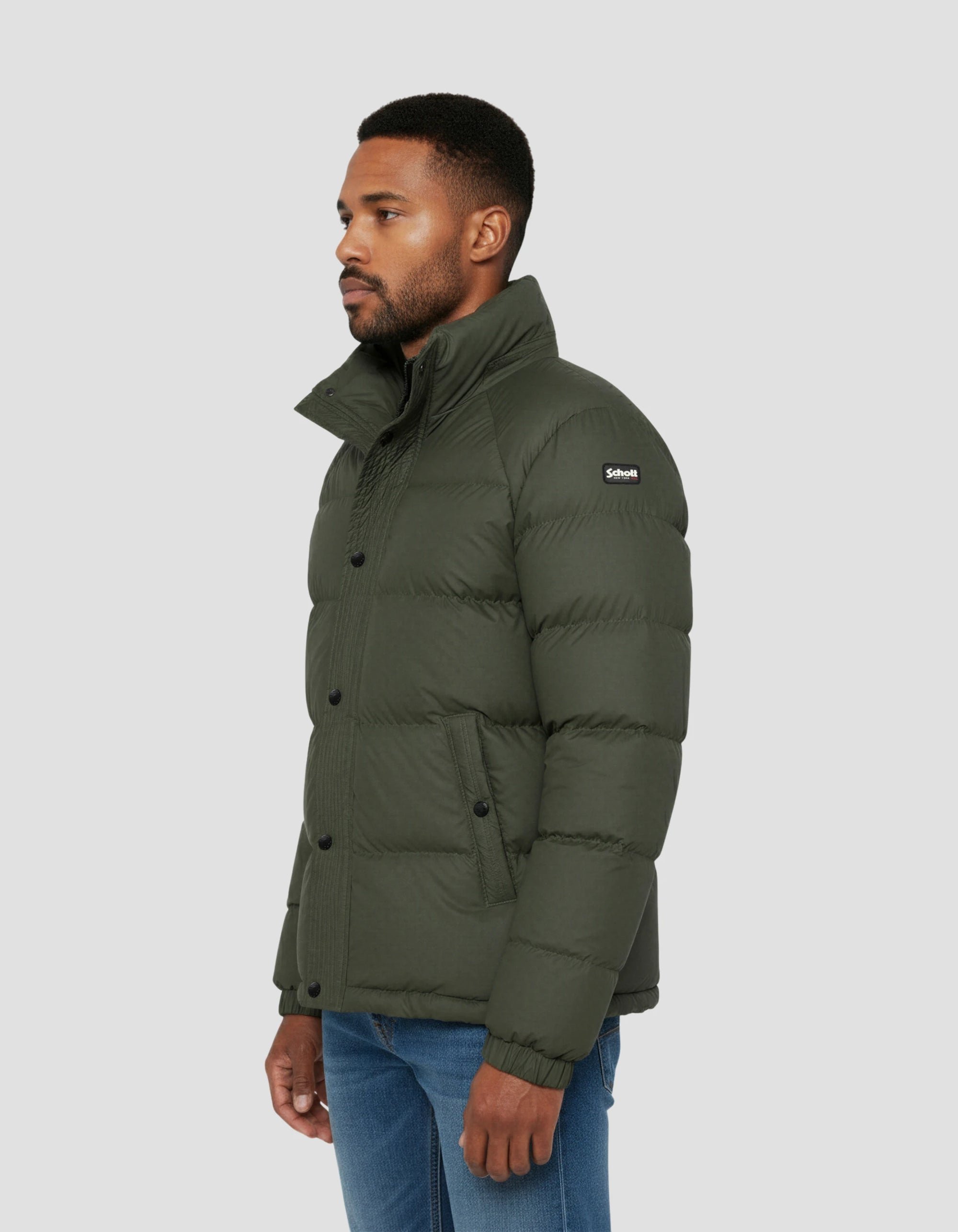 Blousons / doudounes  Schott MONTREAL KAKI