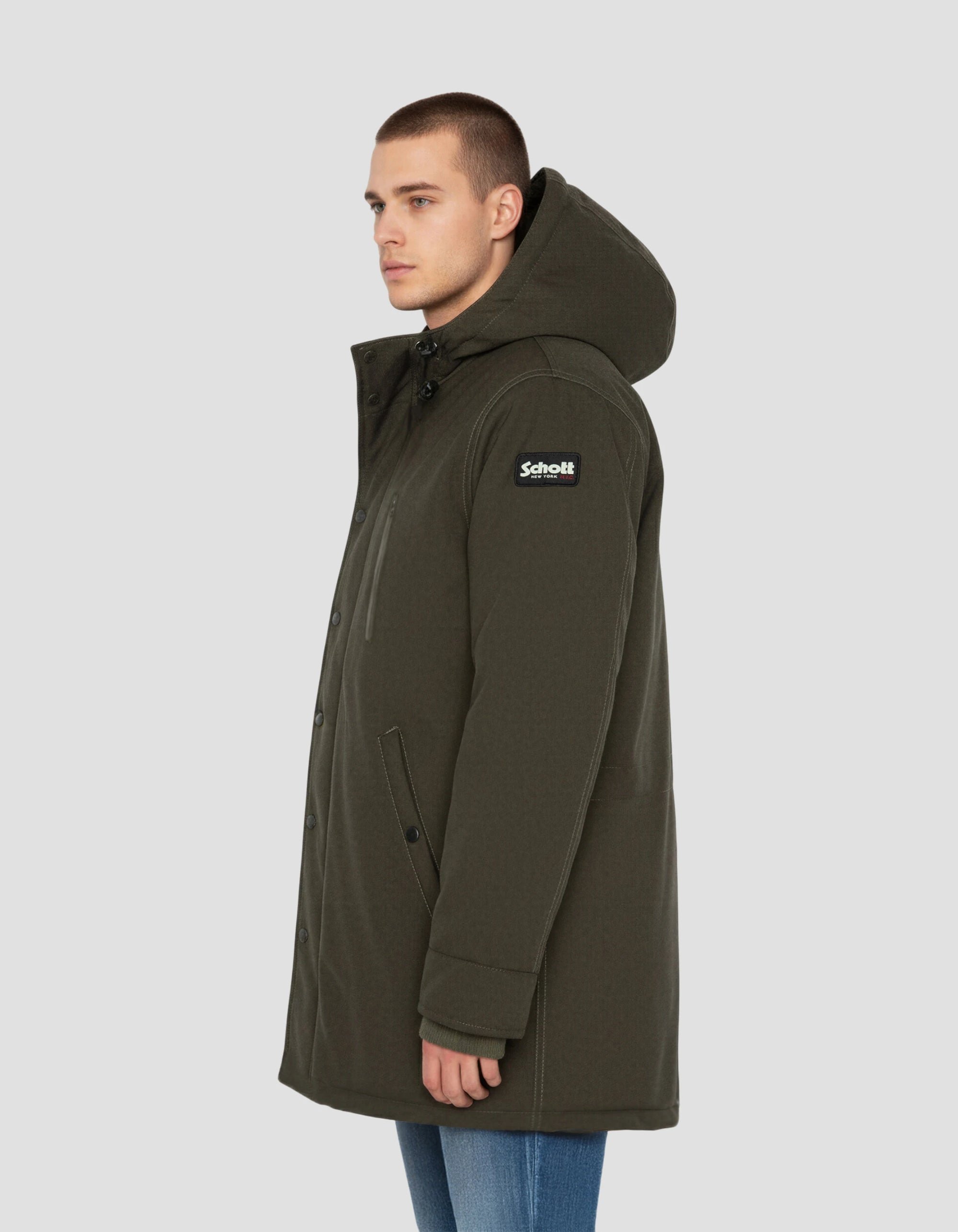 Parkas / Caban  Schott CHALLENGER KAKI