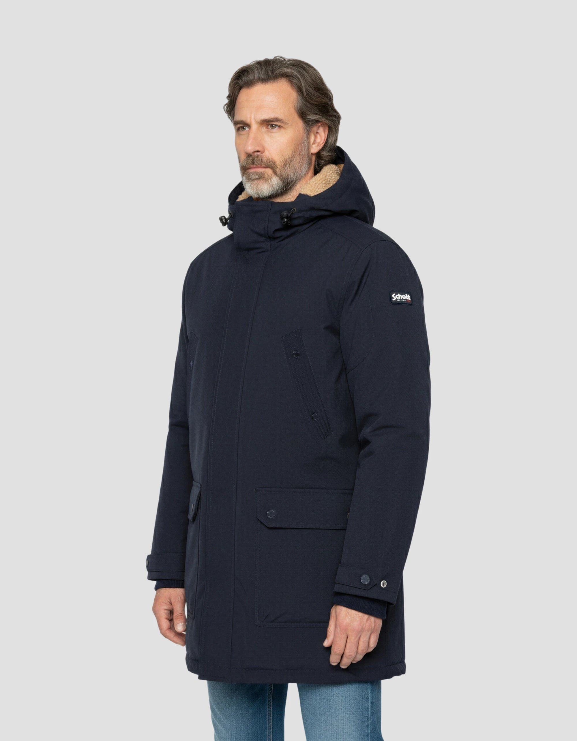Parkas / Caban  Schott RADO NAVY