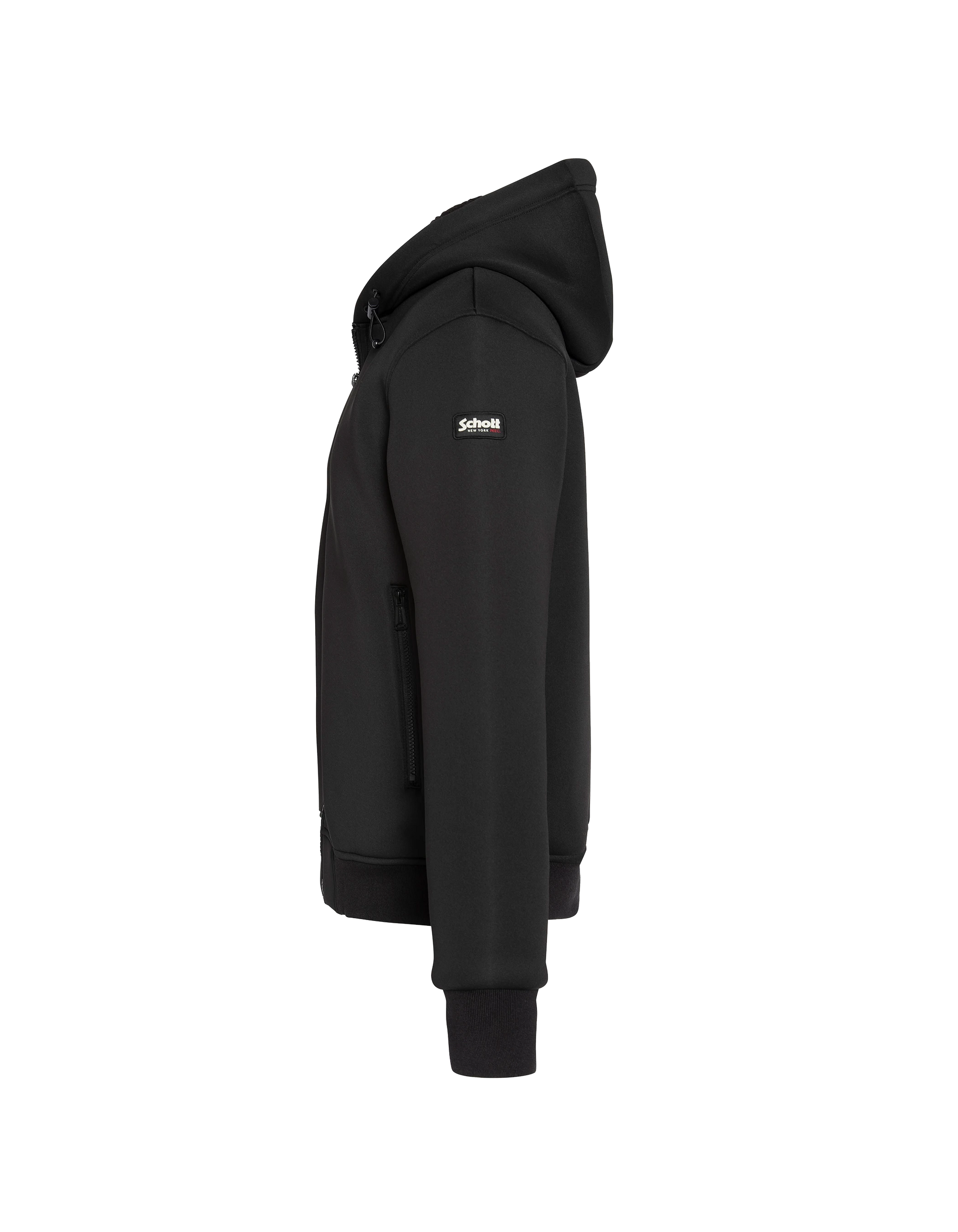 Sweats zippés  Schott SWSTREET BLACK