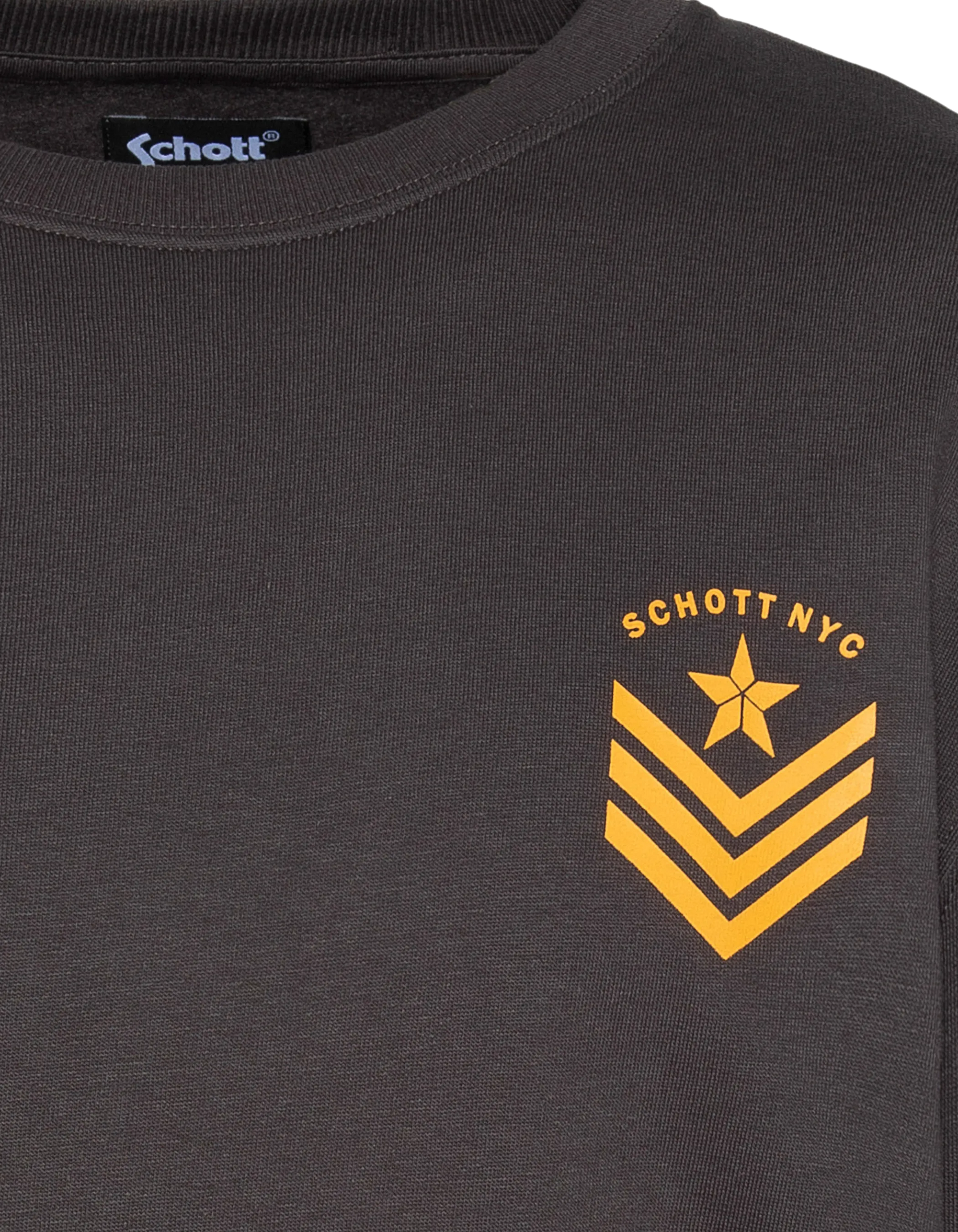 Sweatshirts  Schott SWFIGHT ANTHRACITE