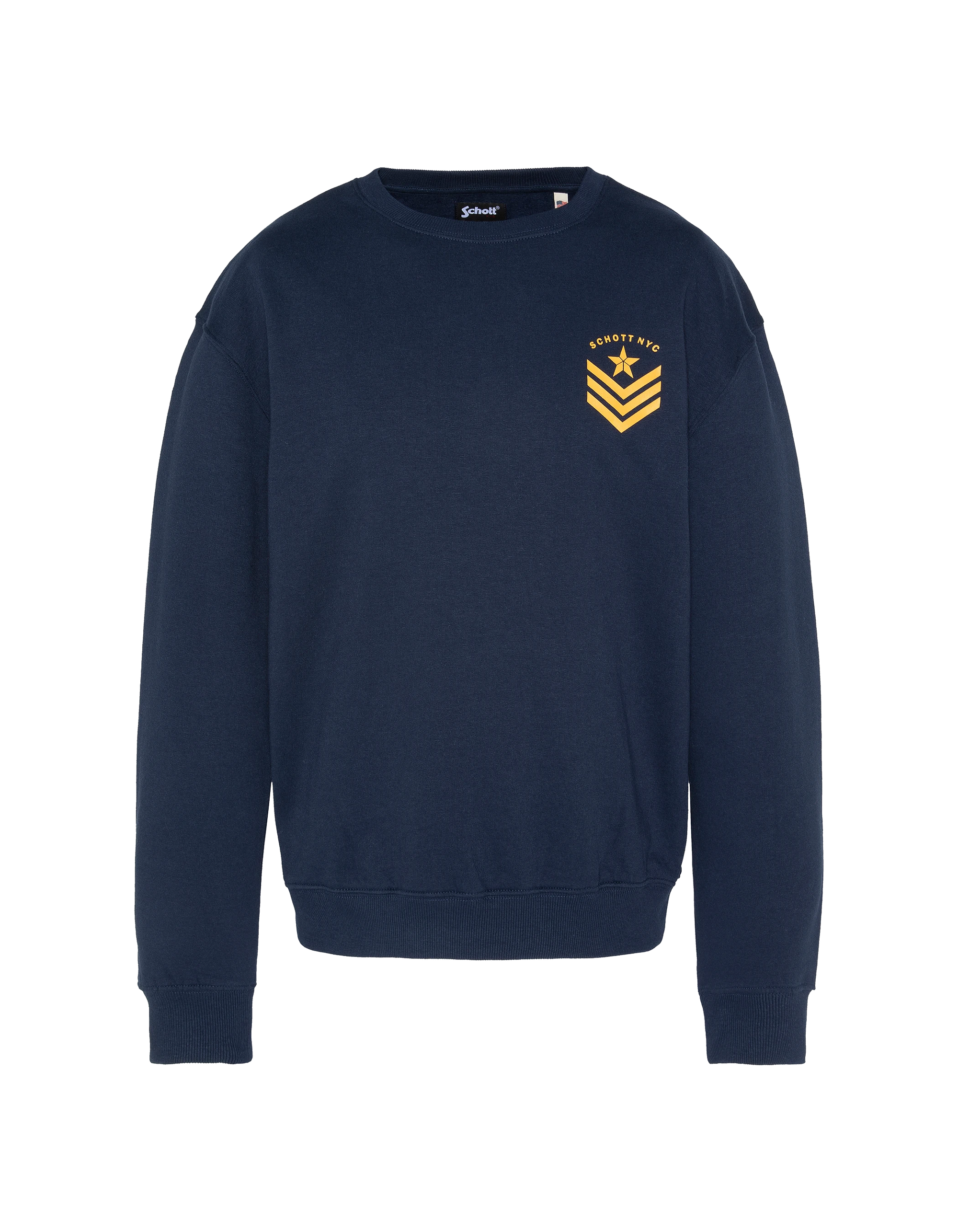 Sweatshirts  Schott SWFIGHT NAVY