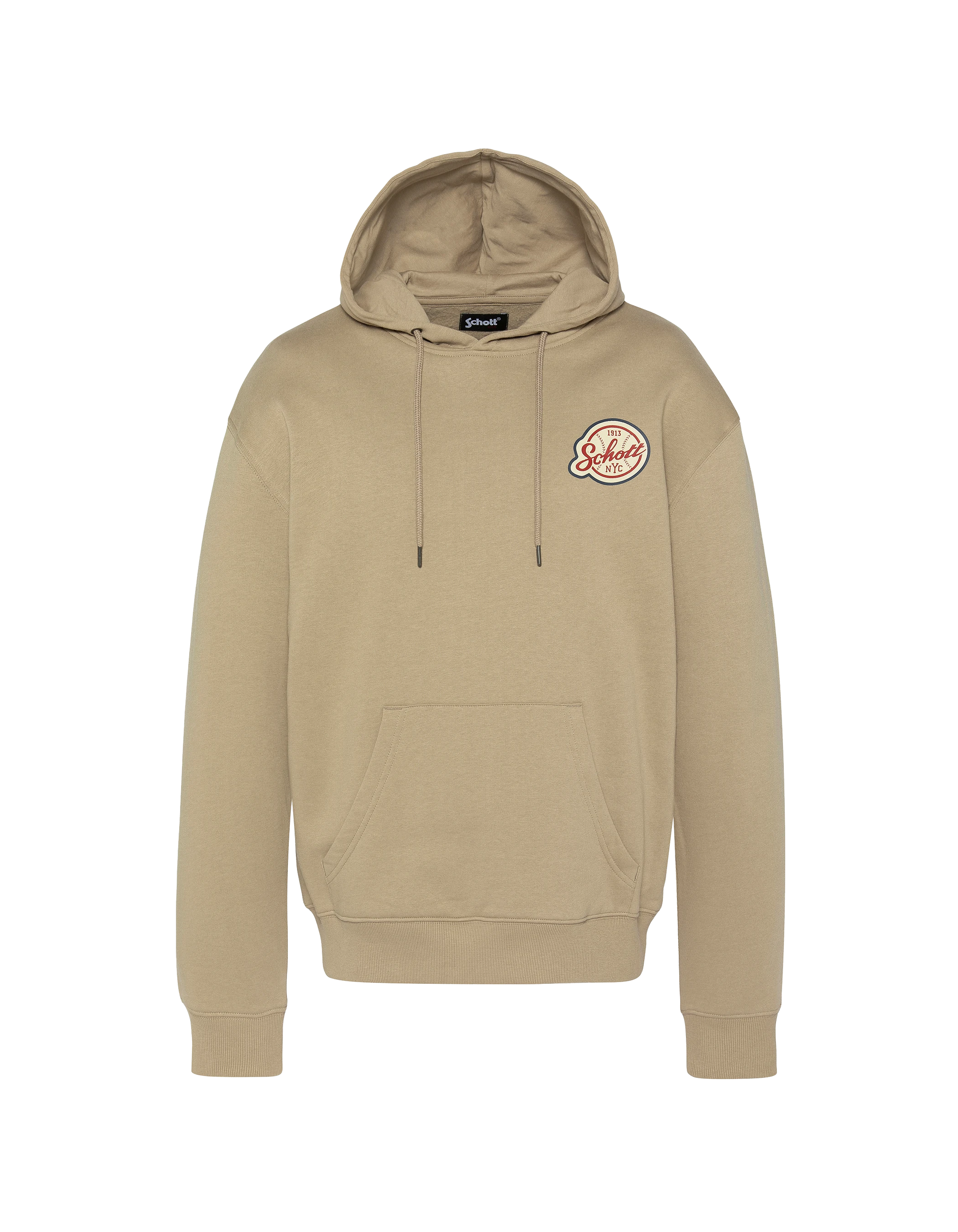 Sweatshirts  Schott SWHBASEBALL MASTIC