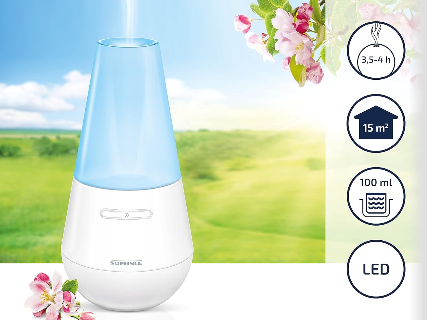 Diffuseur d'arômes  Soehnle 68025 Blanc