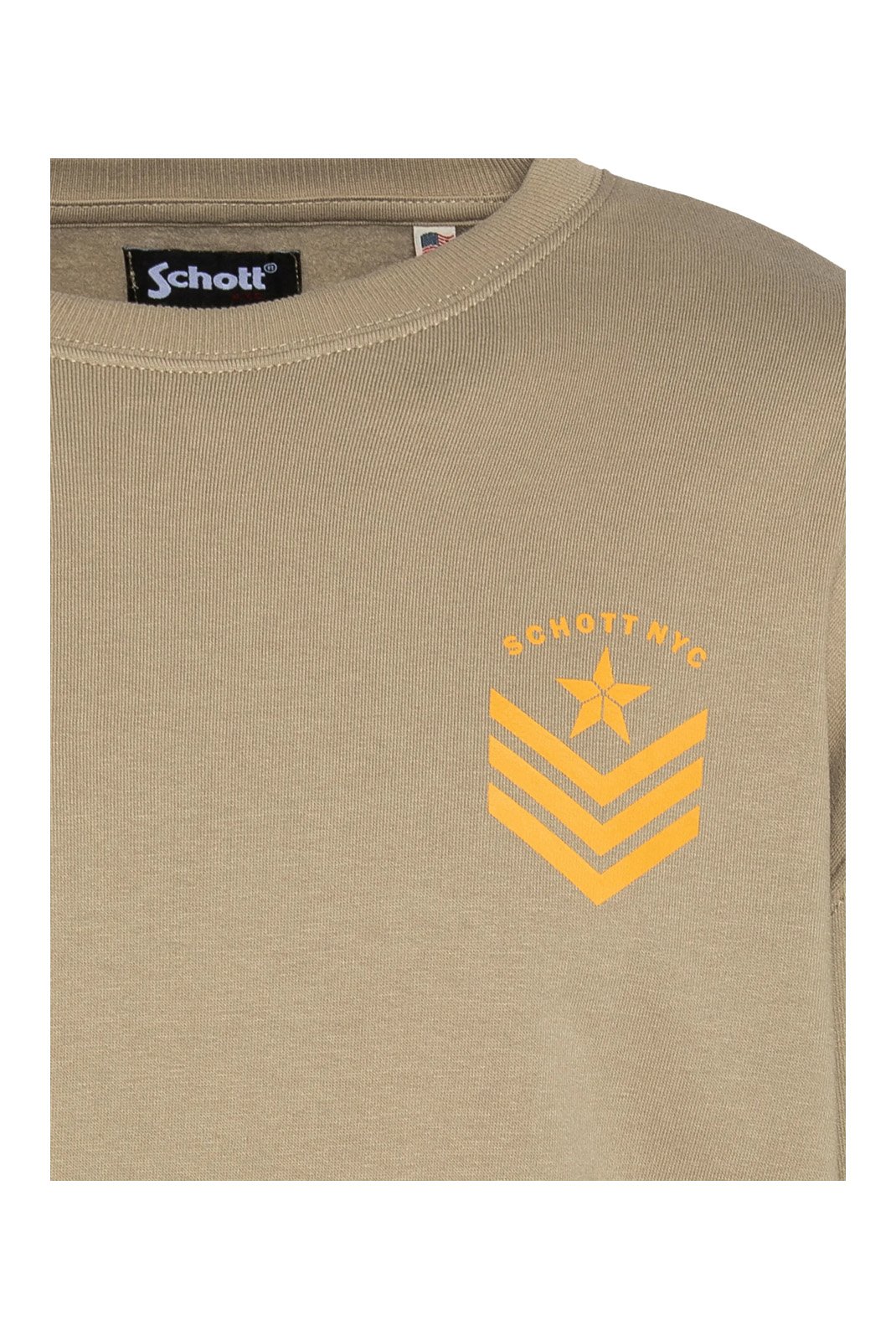 Sweatshirts  Schott SWFIGHT MASTIC