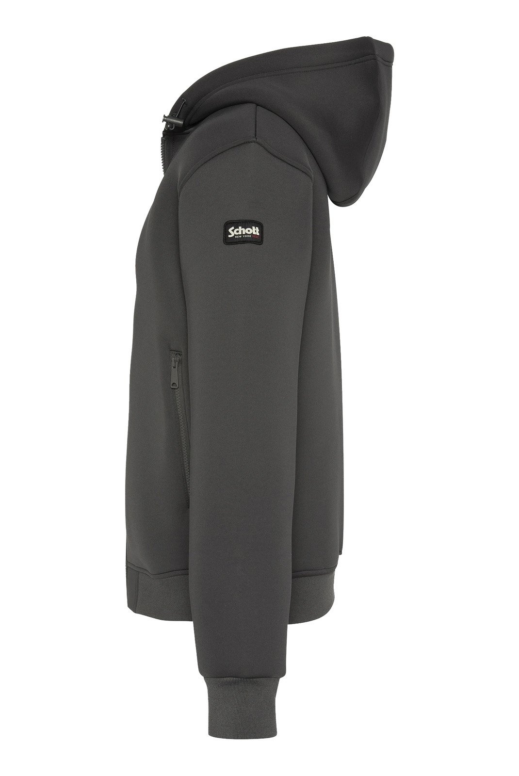 Sweats zippés  Schott SWSTREET ANTHRACITE