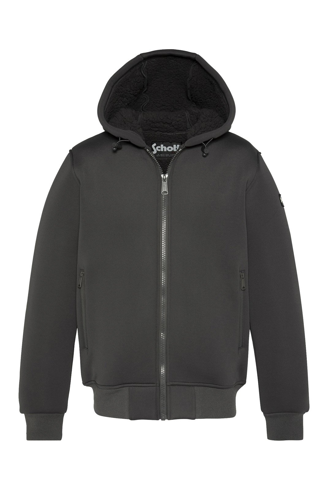 Sweats zippés  Schott SWSTREET ANTHRACITE