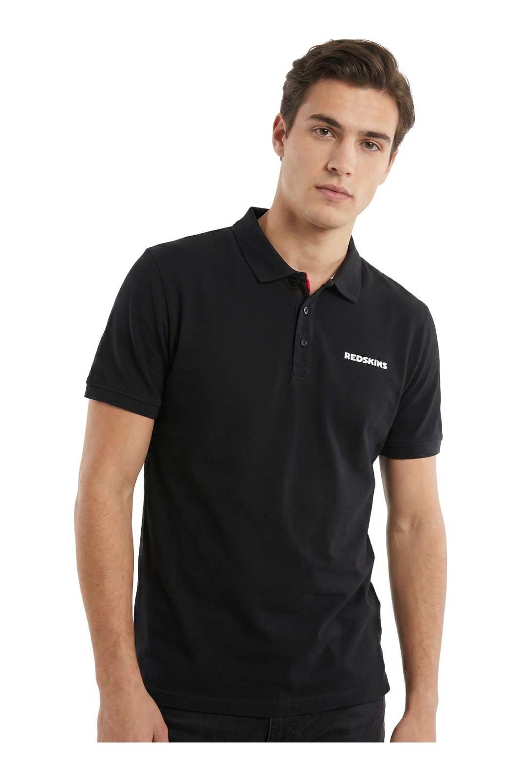 Polos manches courtes  Redskins TALMED BLACK