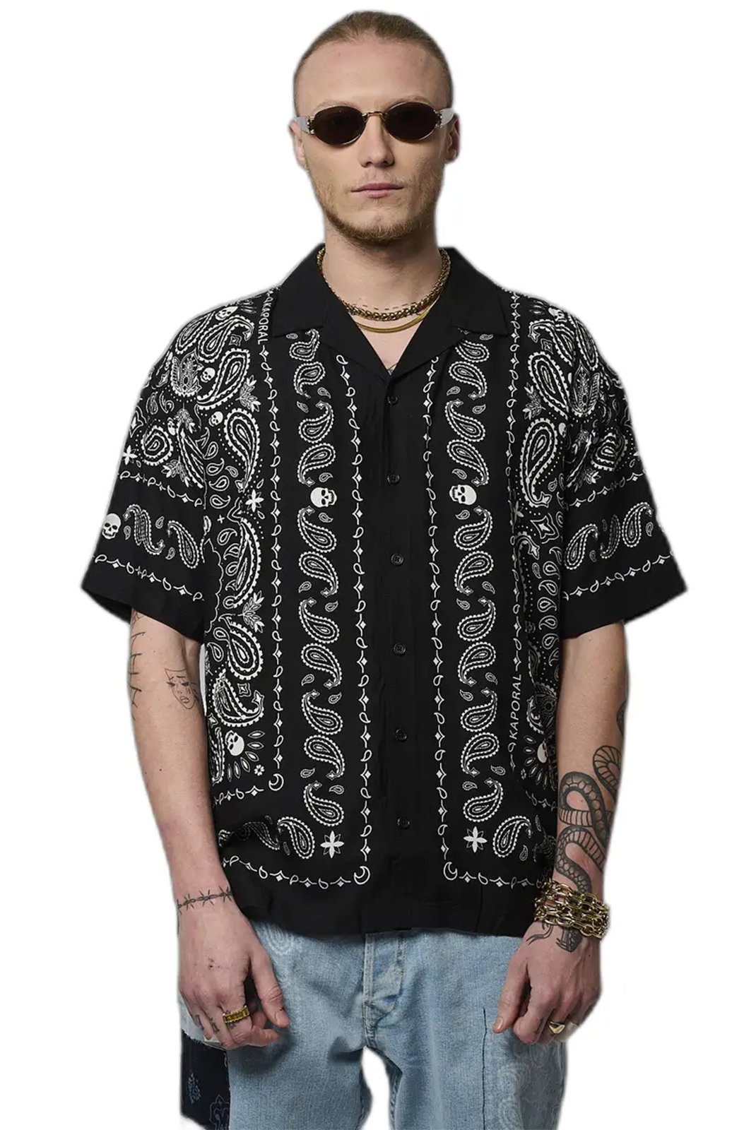 Chemises manches courtes  Kaporal TEXAS BLACK