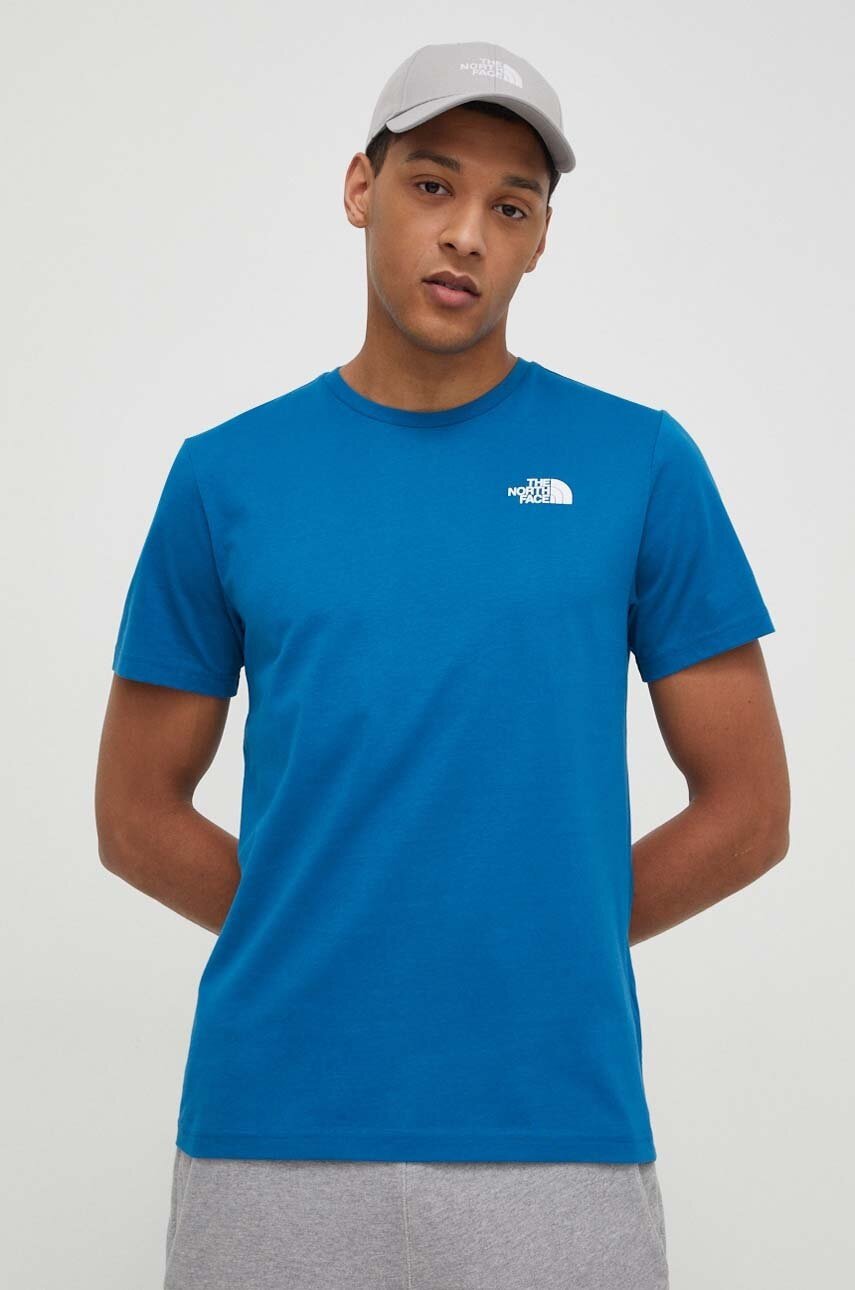T-S manches courtes  The North Face NF0A87NVRBI1 ADRIATIC BLUE