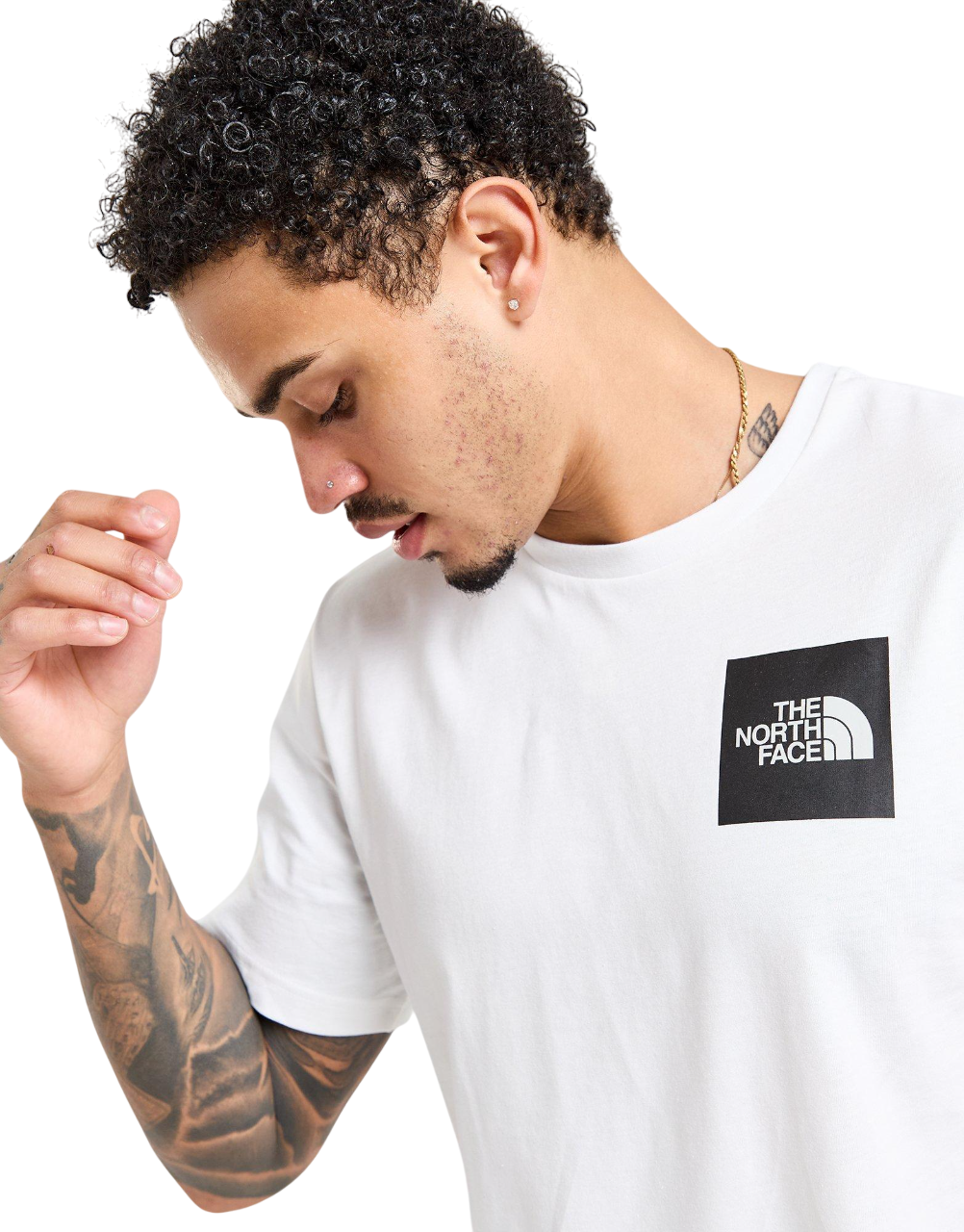 T-S manches courtes  The North Face NF0A899MVOD1 WHITE