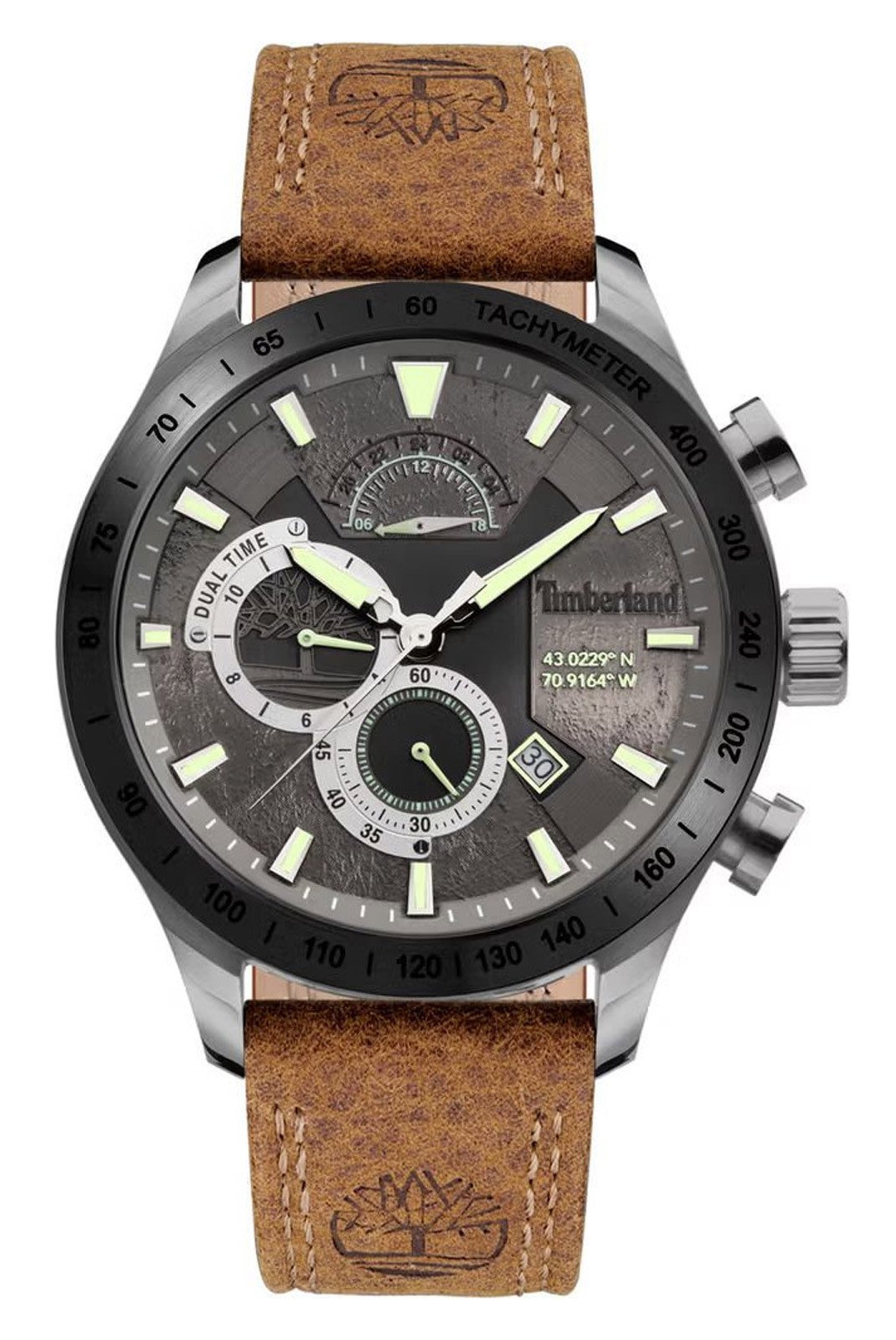 Montres  Timberland TDWGF2100202 Gray/Brown/Black
