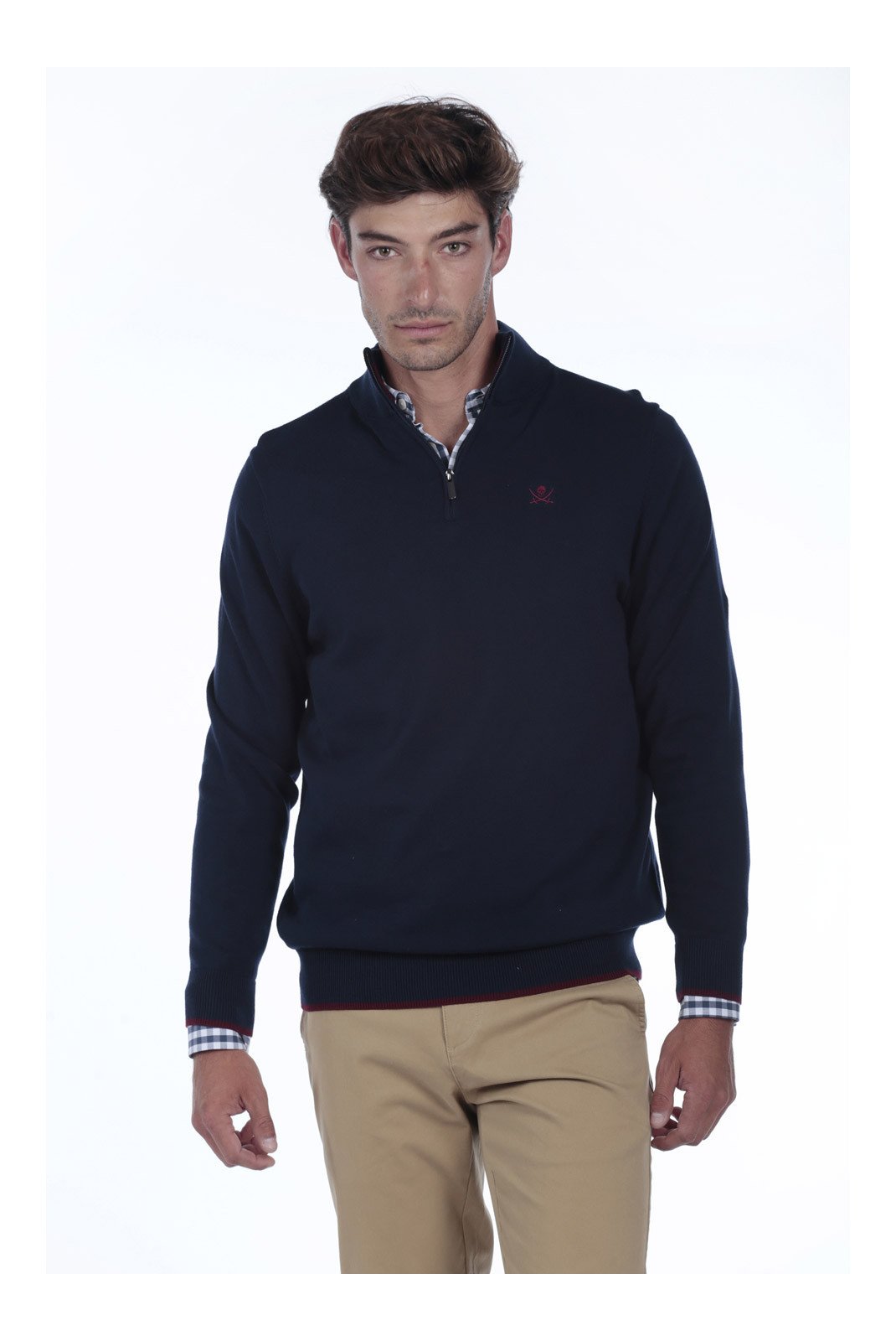 Pulls  Time of bocha QI1PK.JE-18 Navy-Camel-Green