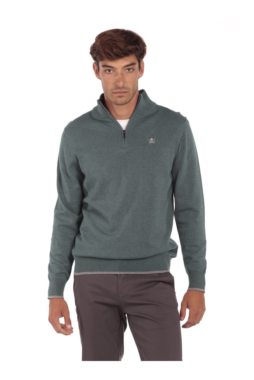 Pulls  Time of bocha QI1PK.JE-18 Navy-Camel-Green