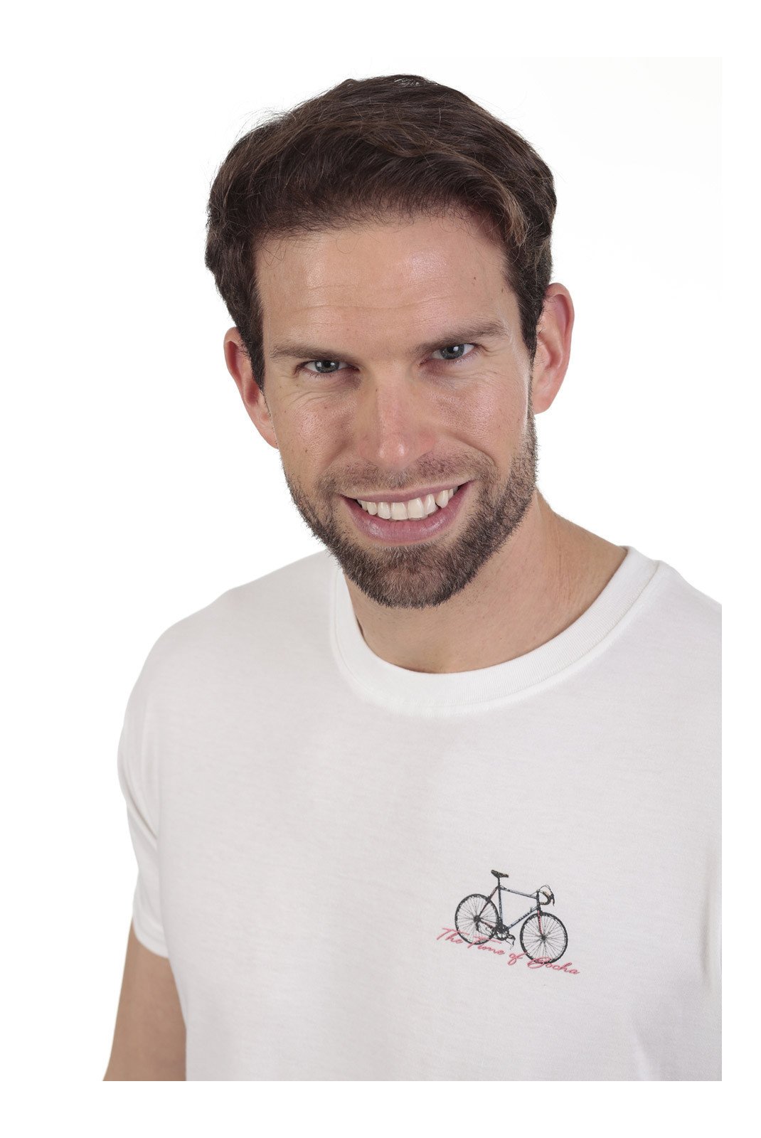 T-S manches courtes  Time of bocha QV1C16-BLANCO White