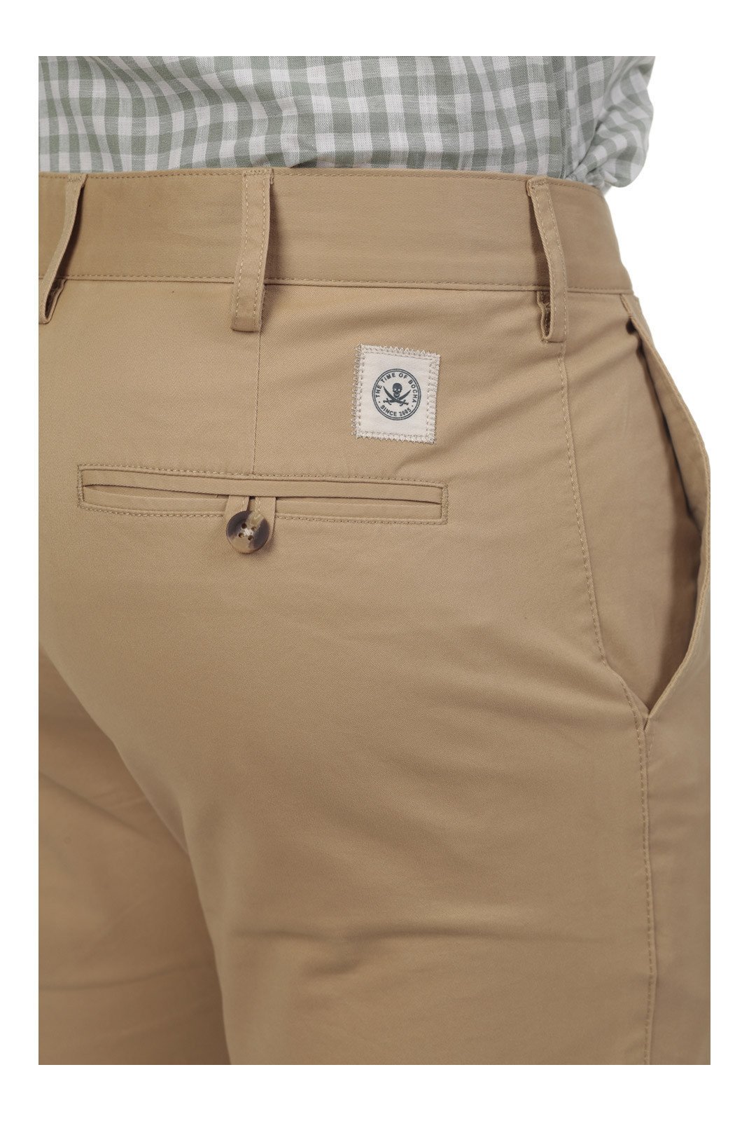 Pantalons chino/citadin  Time of bocha QV1PCHINO-CAMEL Camel