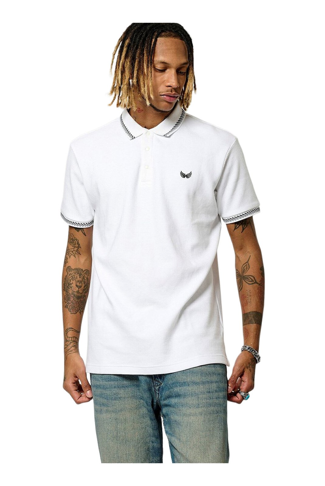 Polos manches courtes  Kaporal TIRU WHITE