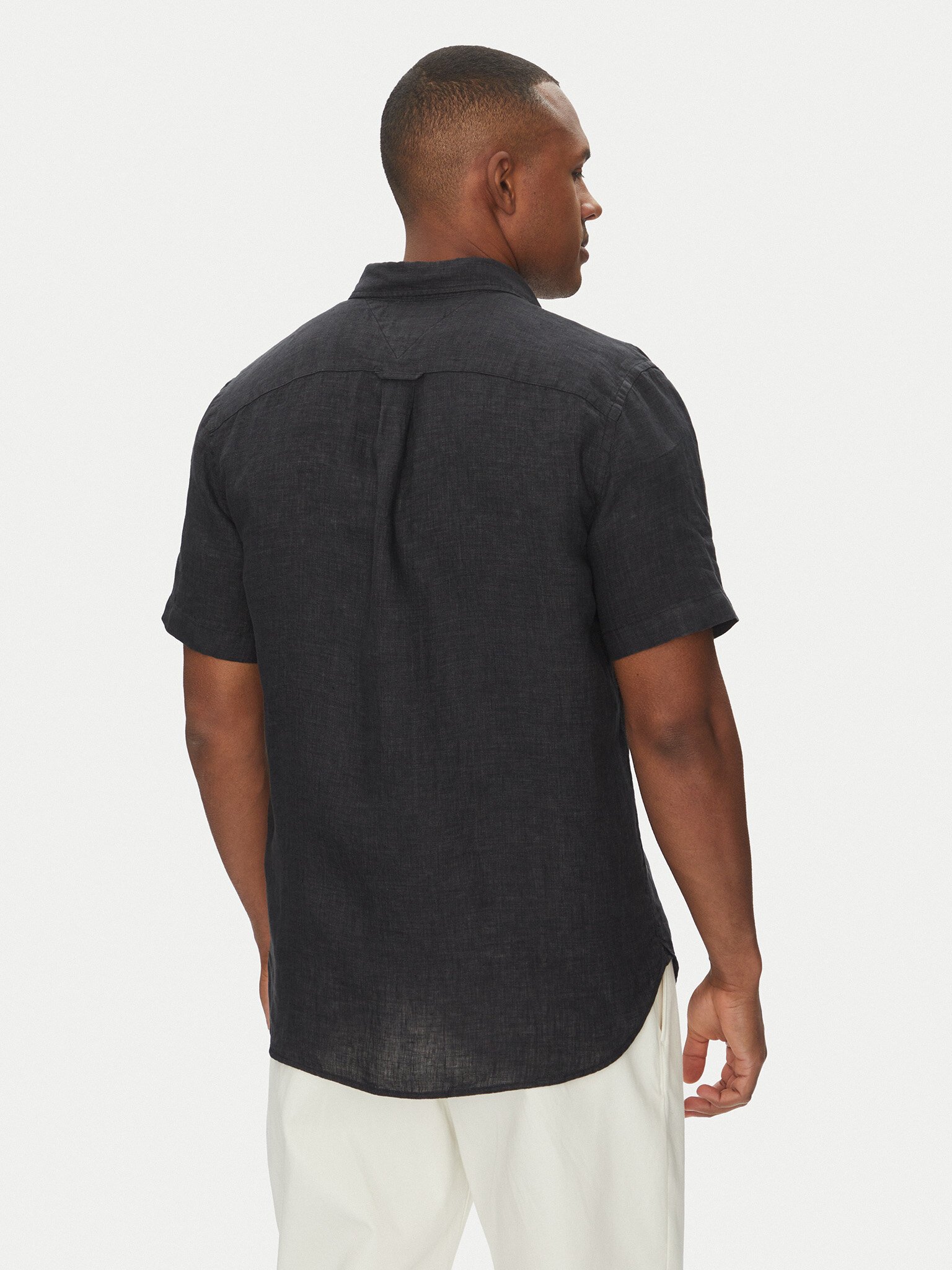 Chemises manches courtes  Tommy Hilfiger MW0MW35207 BDS Black