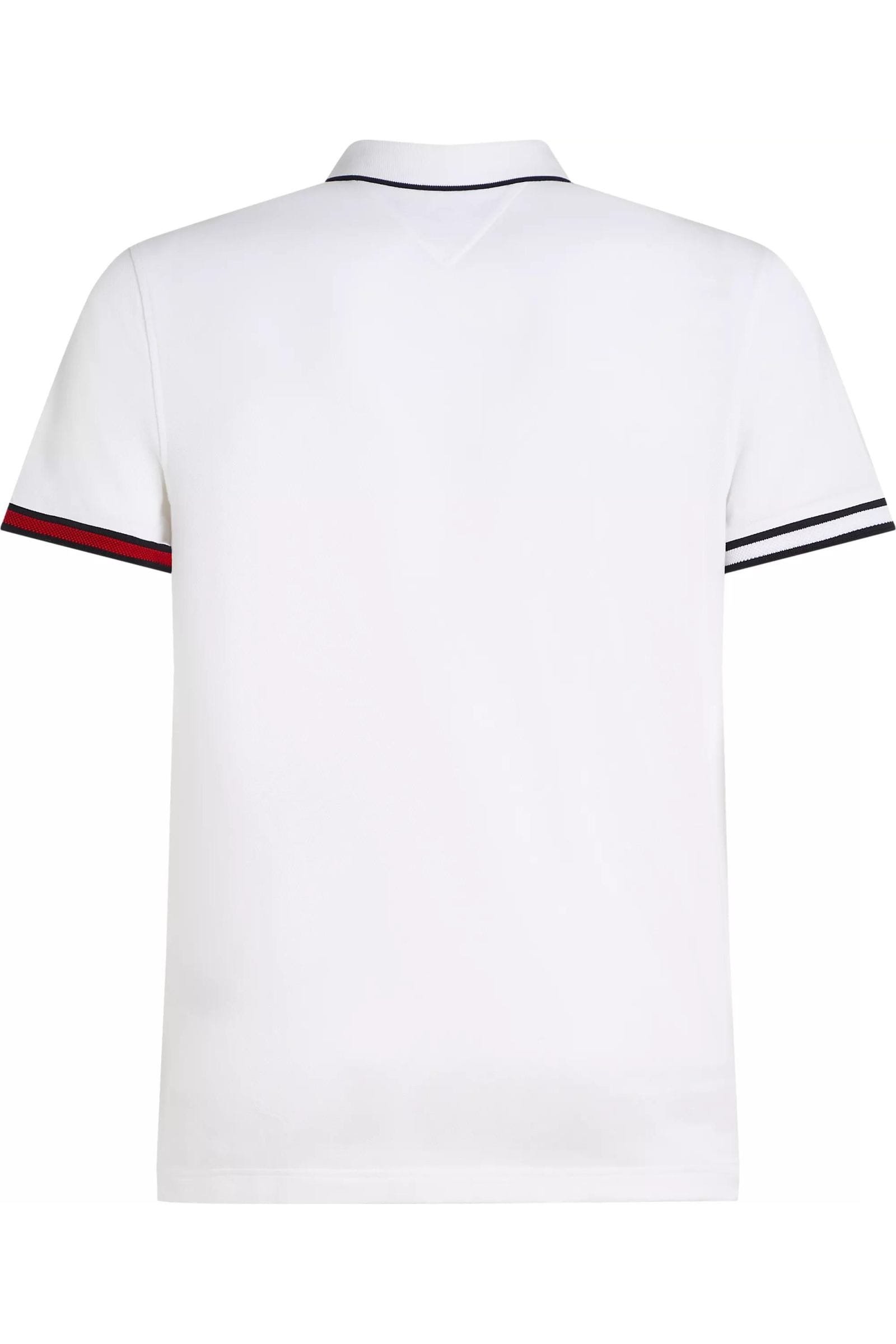 Polos manches courtes  Tommy Hilfiger MW0MW38458 YBR White