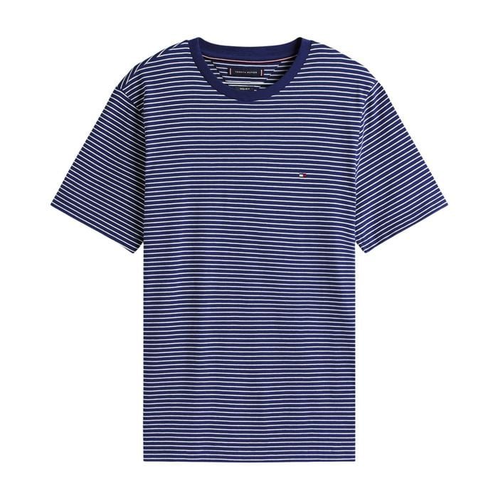 T-S manches courtes  Tommy Hilfiger MW0MW39995 0A5 Preppy Navy/Ivory Petal