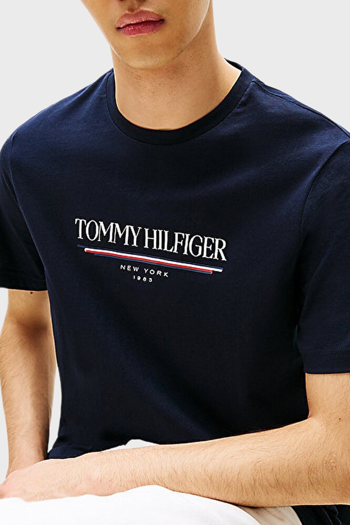 T-S manches courtes  Tommy Hilfiger MW0MW40324 DW5 Desert Sky
