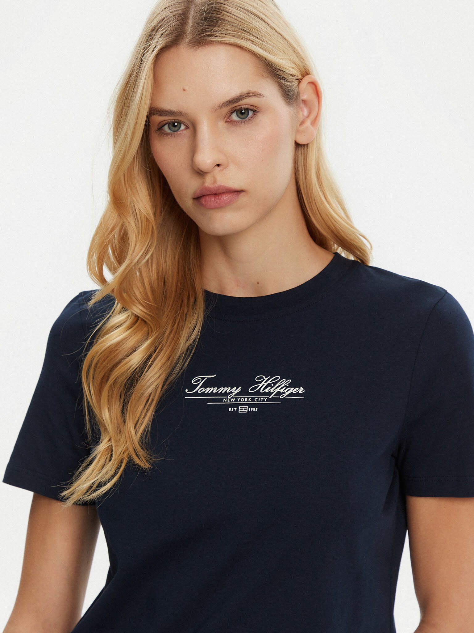 Tee shirt  Tommy Hilfiger WW0WW45428 C1G Dark Night Navy